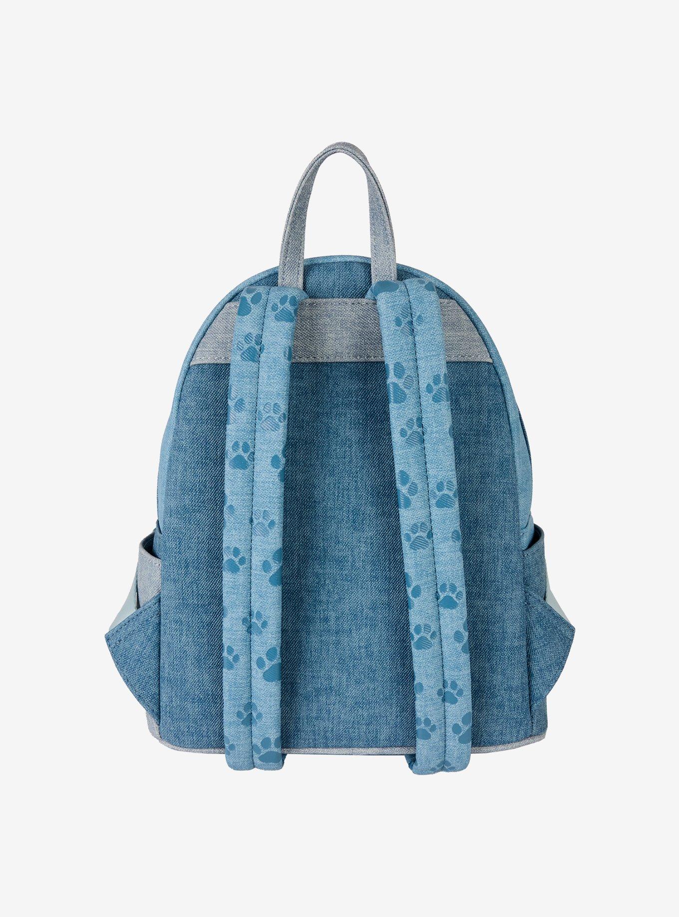 Loungefly Disney Dogs & Cats Denim Mini Backpack, , hi-res