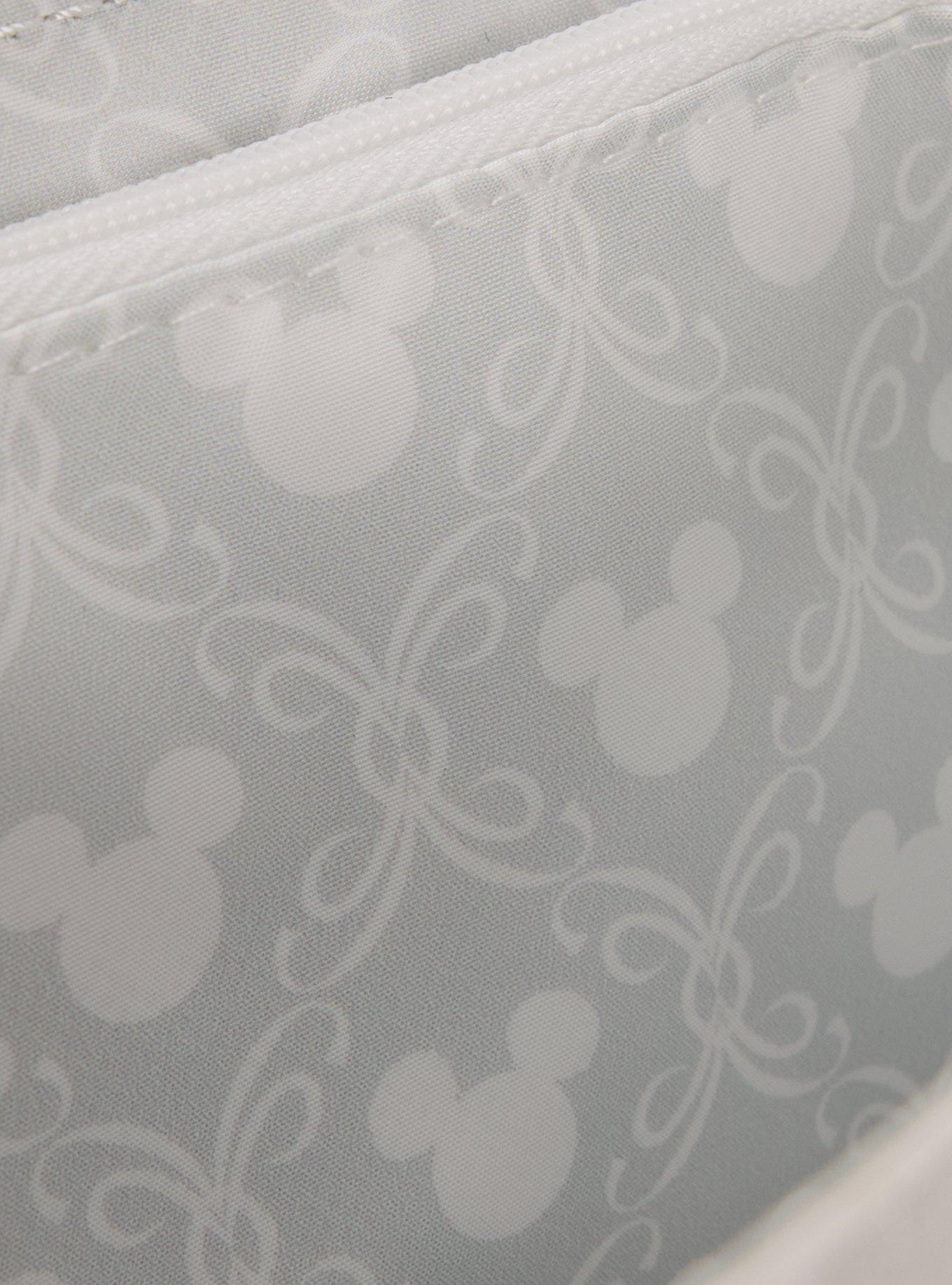 Loungefly Disney Minnie Mouse Ears Lace Wedding Crossbody Bag, , alternate