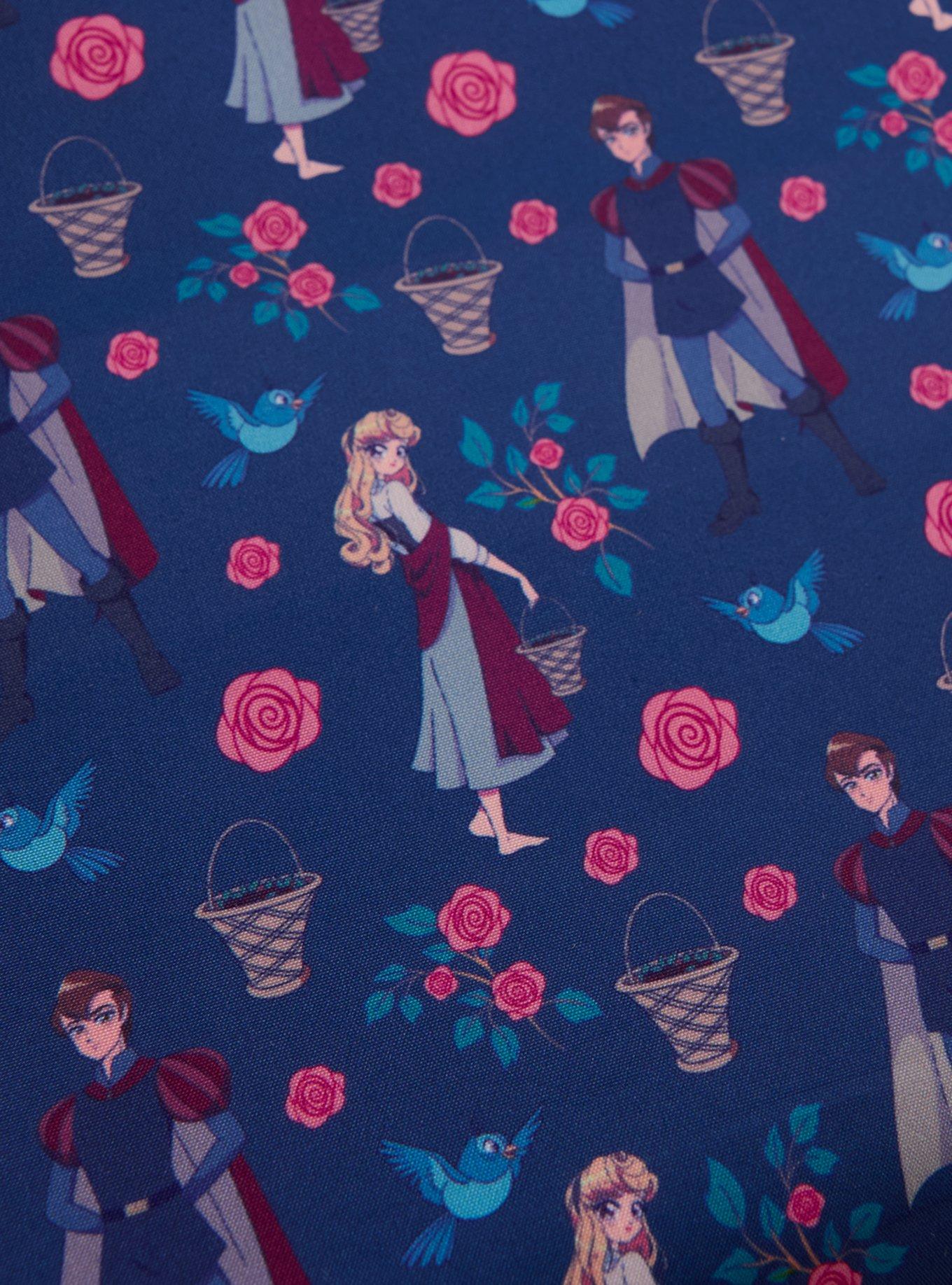 Loungefly Disney Sleeping Beauty Aurora & Prince Phillip Floral Crossbody Bag, , alternate