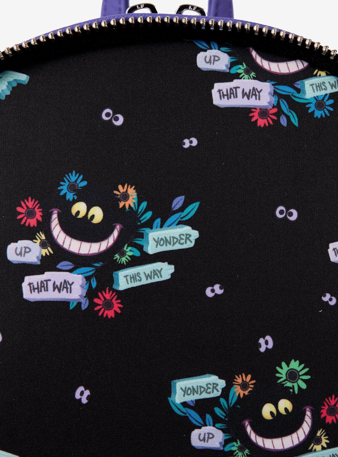 Loungefly Disney Alice in Wonderland Lenticular Scene Mini Backpack, , alternate