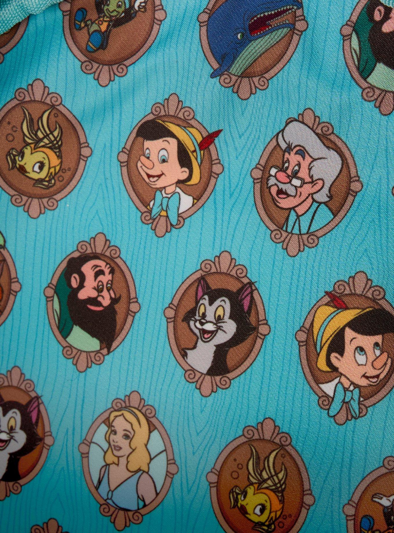 Loungefly Disney Pinocchio Wood Frame Portrait Figural Mini Backpack, , alternate