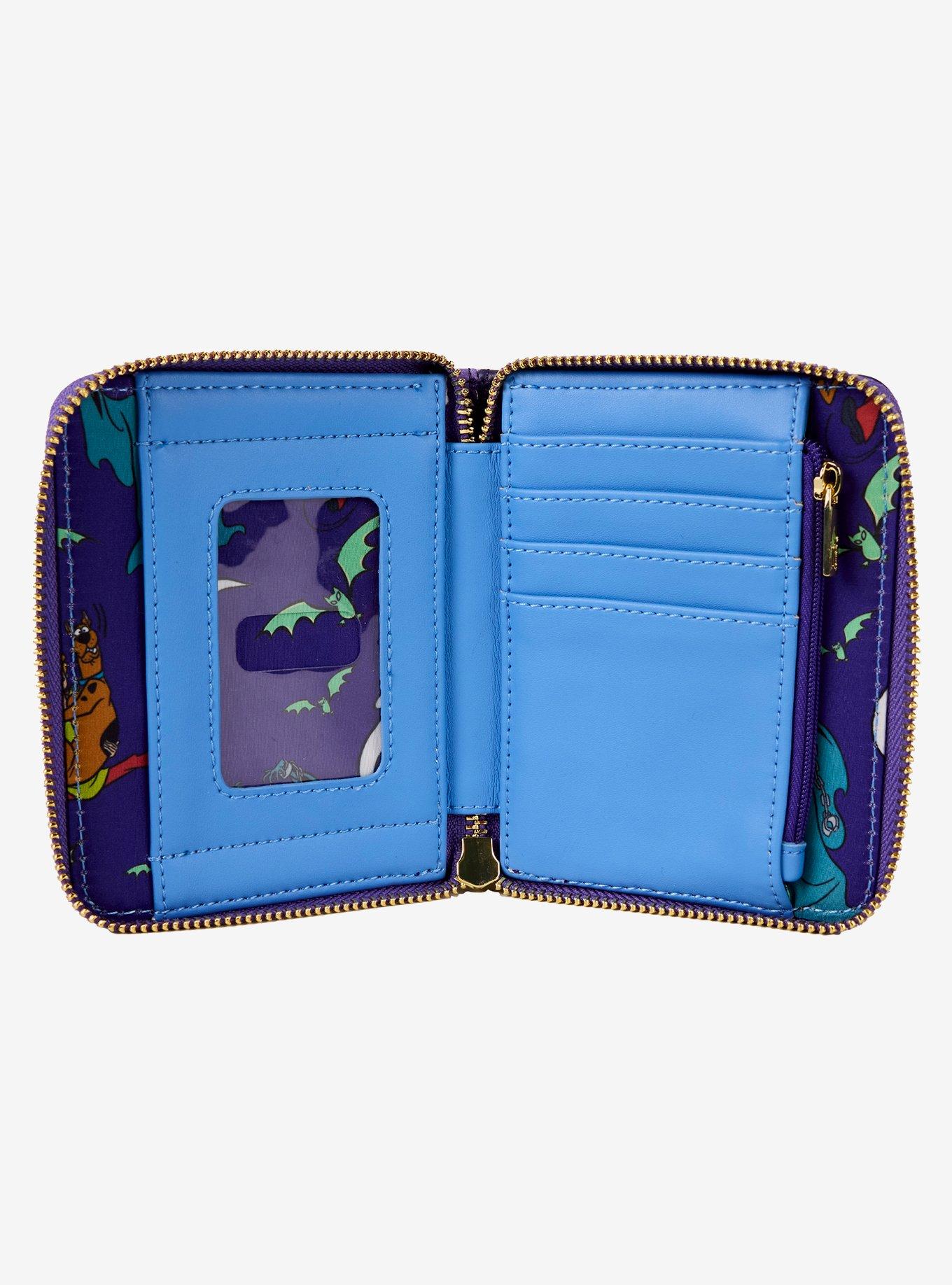 Loungefly Scooby-Doo! Shaggy & Scooby Eyes Glow-In-The-Dark Small Zip Wallet, , alternate
