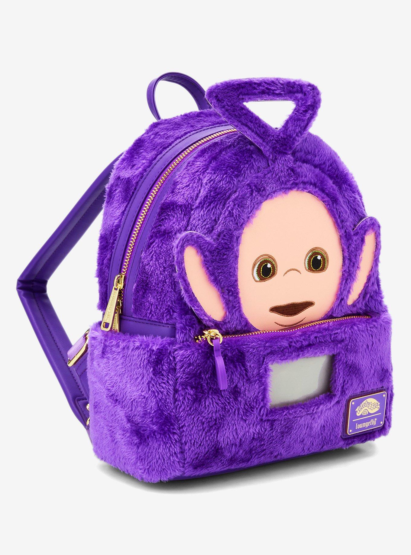 Loungefly Teletubbies Tinky Winky Figural Plush Light-Up Mini Backpack, , alternate