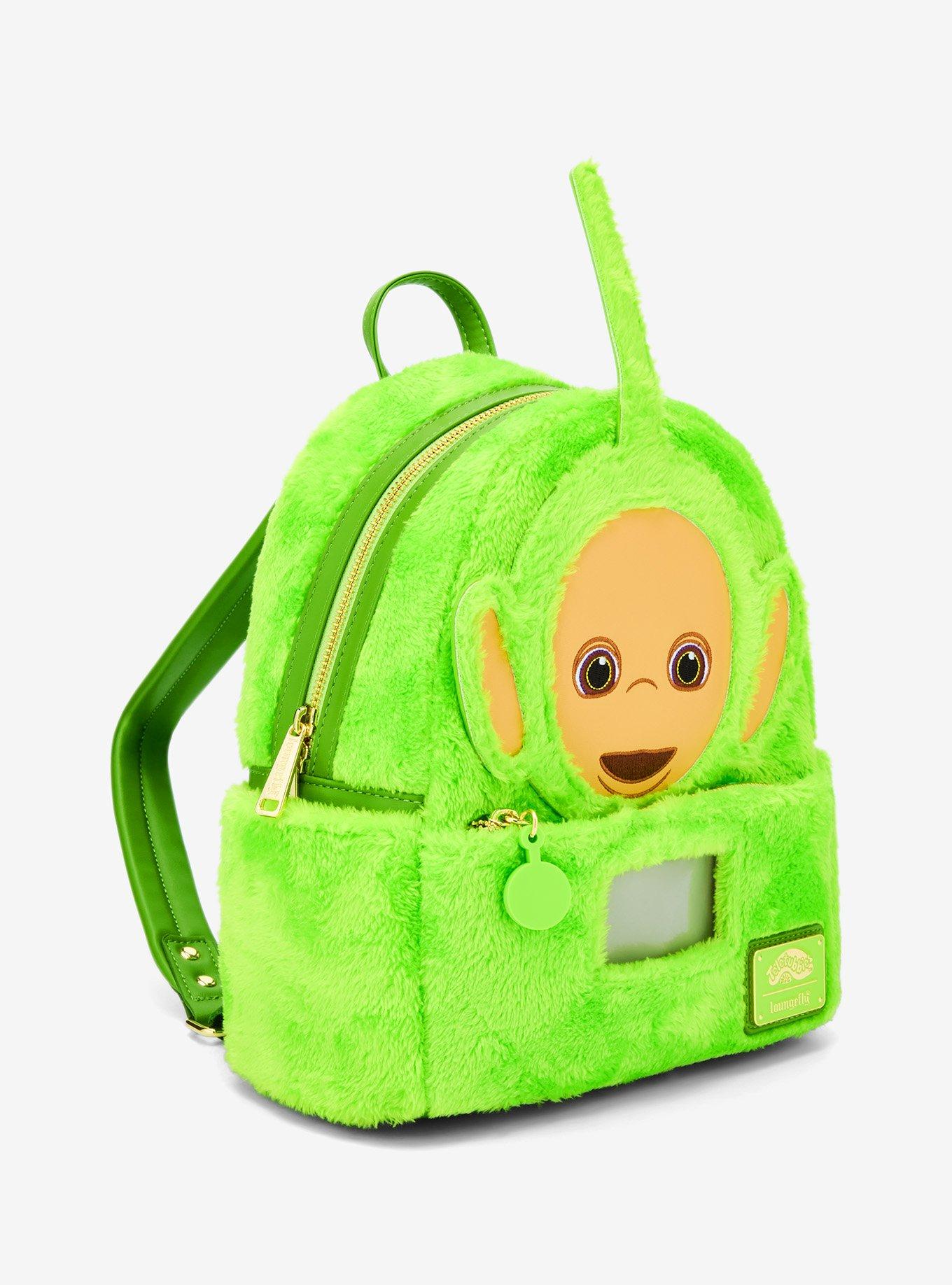 Loungefly Teletubbies Dipsy Figural Plush Light-Up Mini Backpack, , alternate
