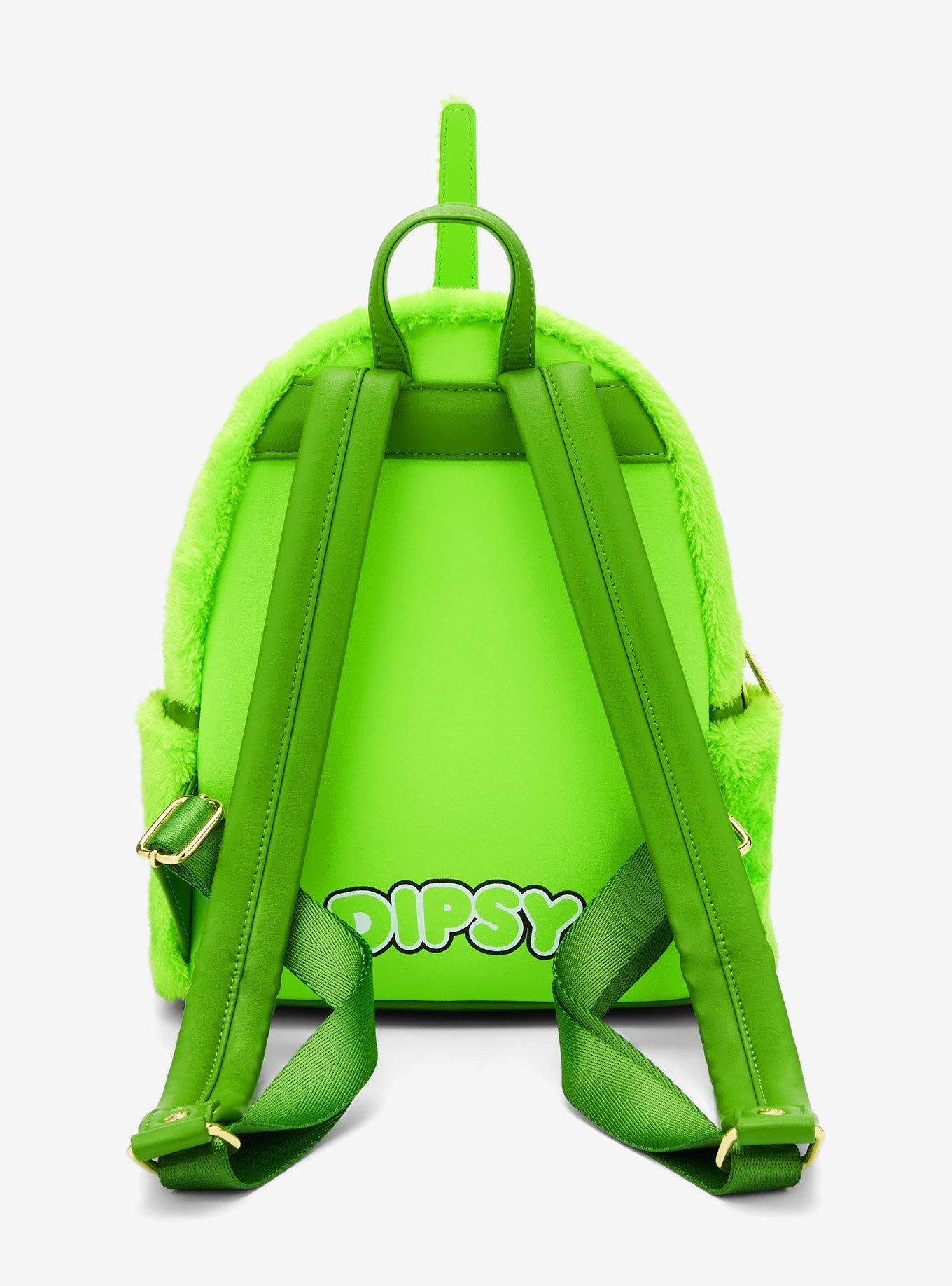 Loungefly Teletubbies Dipsy Figural Plush Light-Up Mini Backpack, , alternate