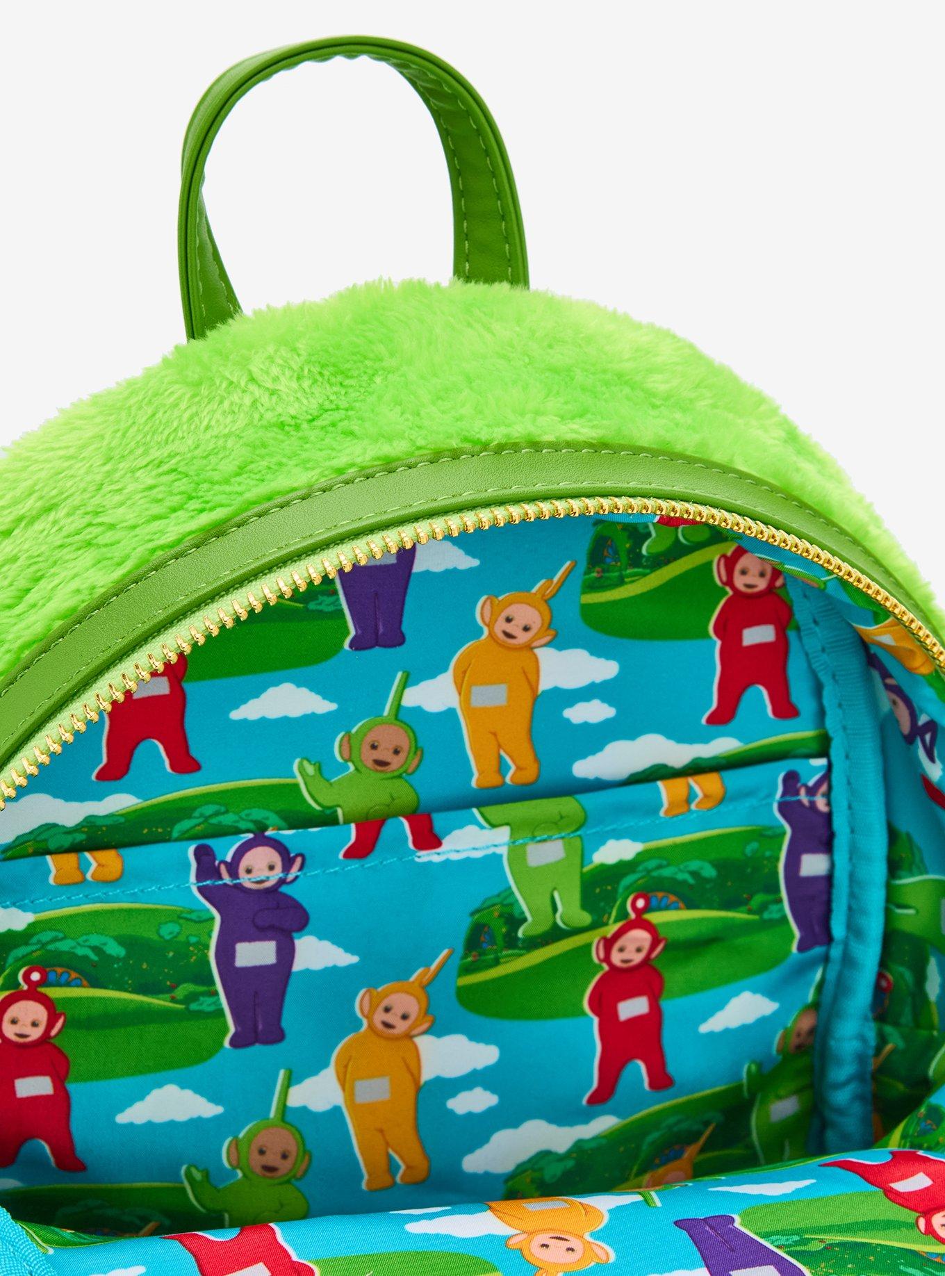 Loungefly Teletubbies Dipsy Figural Plush Light-Up Mini Backpack, , alternate