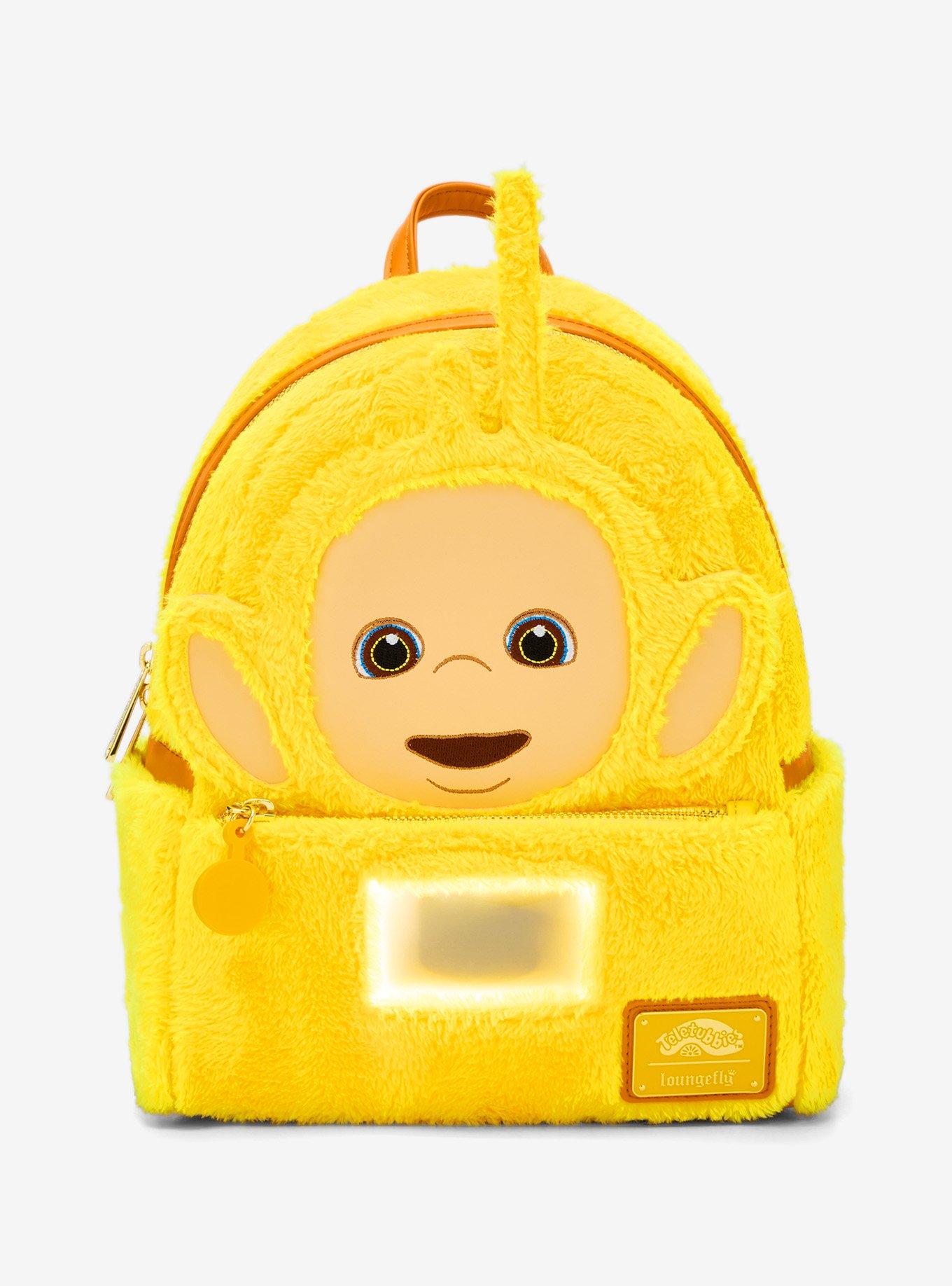 Loungefly Teletubbies Laa-Laa Figural Plush Light-Up Mini Backpack, , alternate