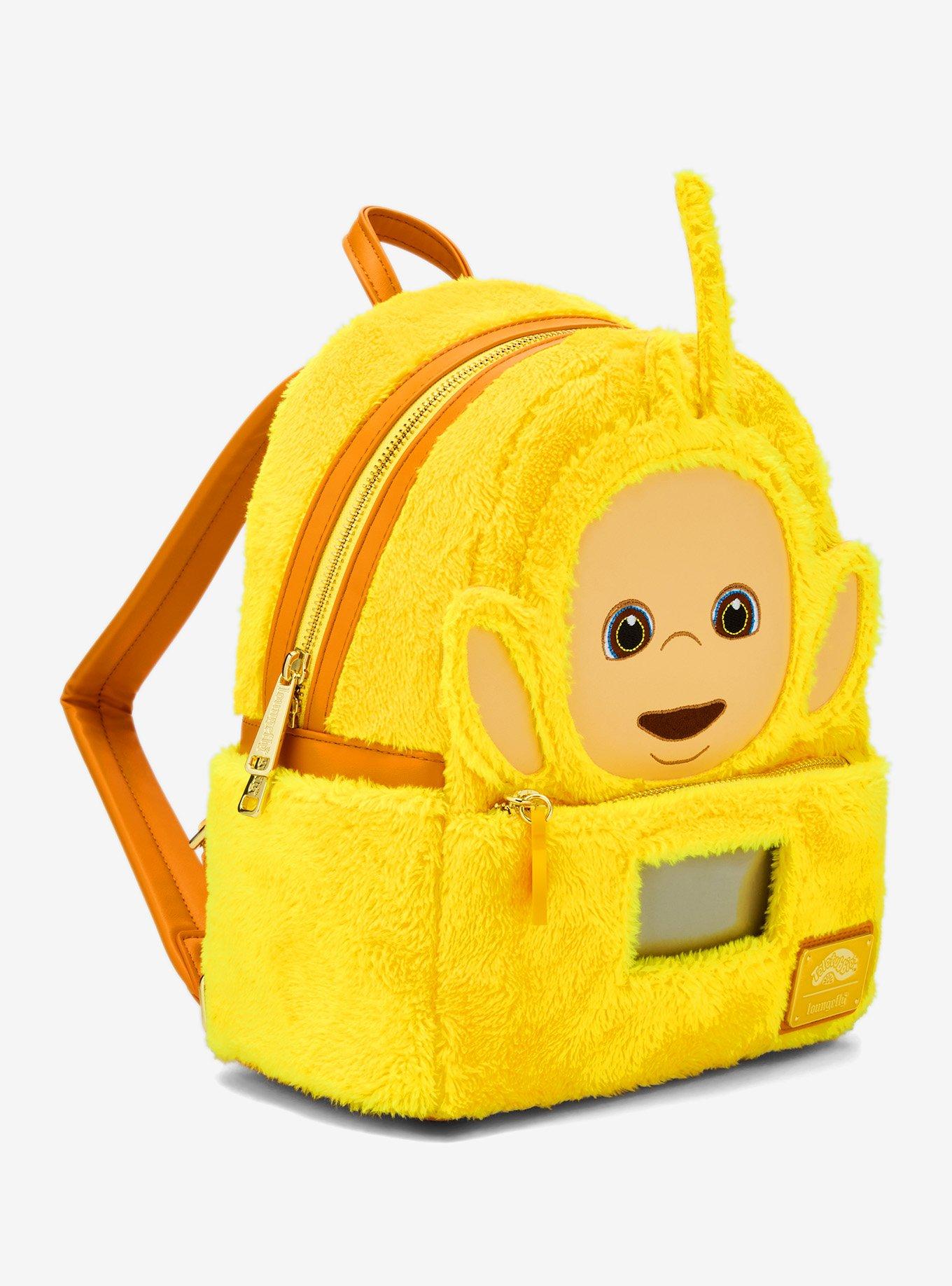 Loungefly Teletubbies Laa-Laa Figural Plush Light-Up Mini Backpack, , alternate