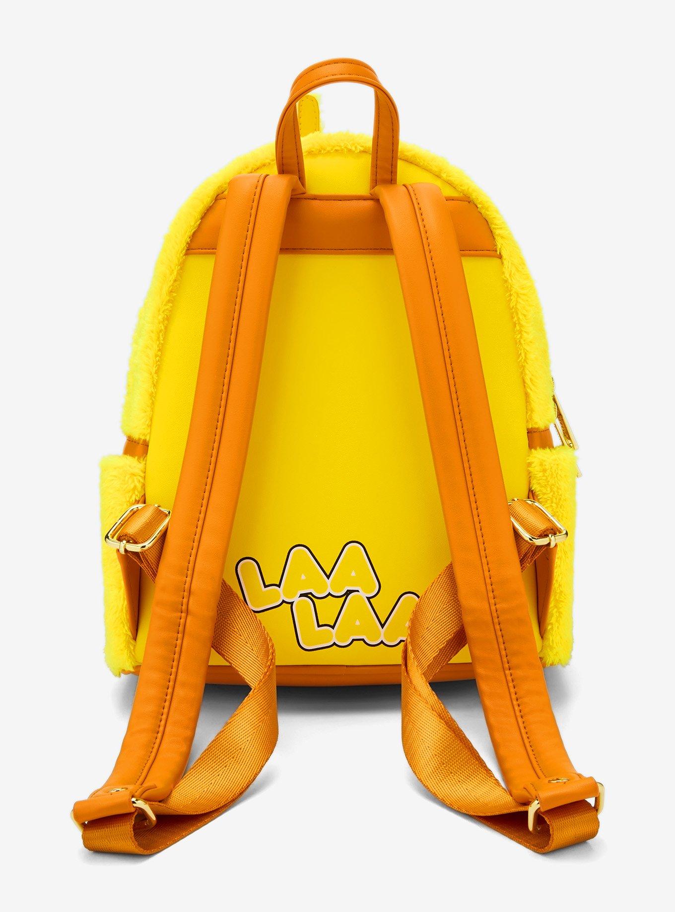 Loungefly Teletubbies Laa-Laa Figural Plush Light-Up Mini Backpack, , alternate