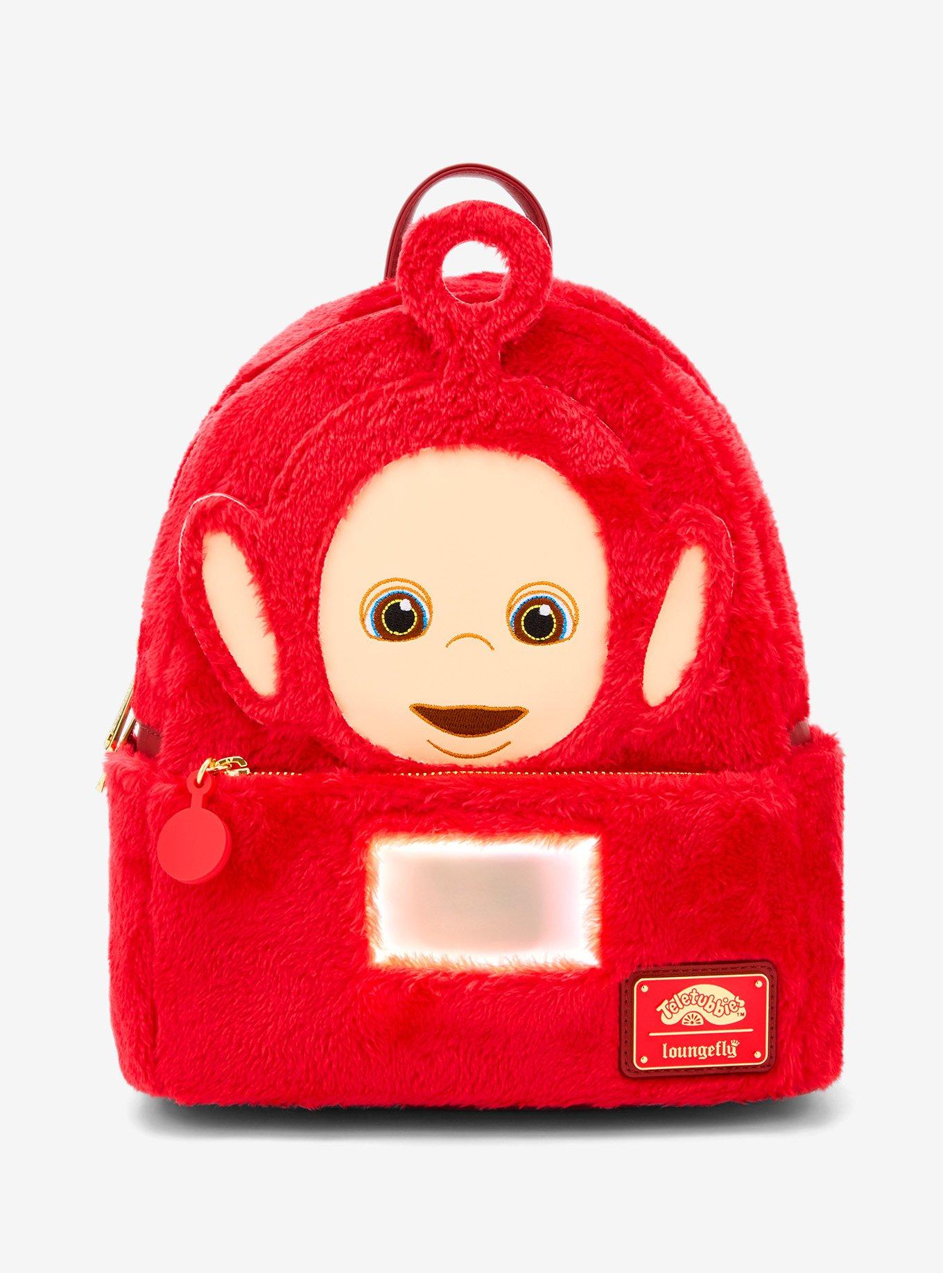 Loungefly Teletubbies Po Figural Plush Light-Up Mini Backpack, , alternate