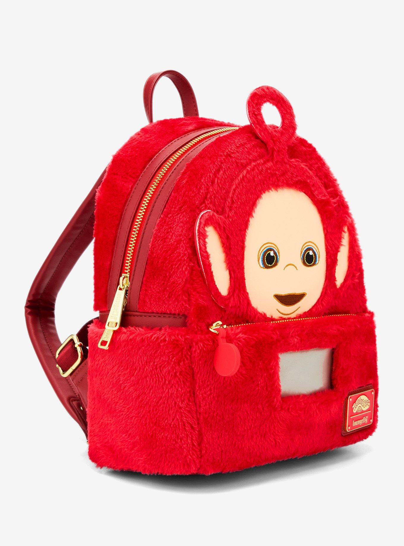 Loungefly Teletubbies Po Figural Plush Light-Up Mini Backpack, , alternate