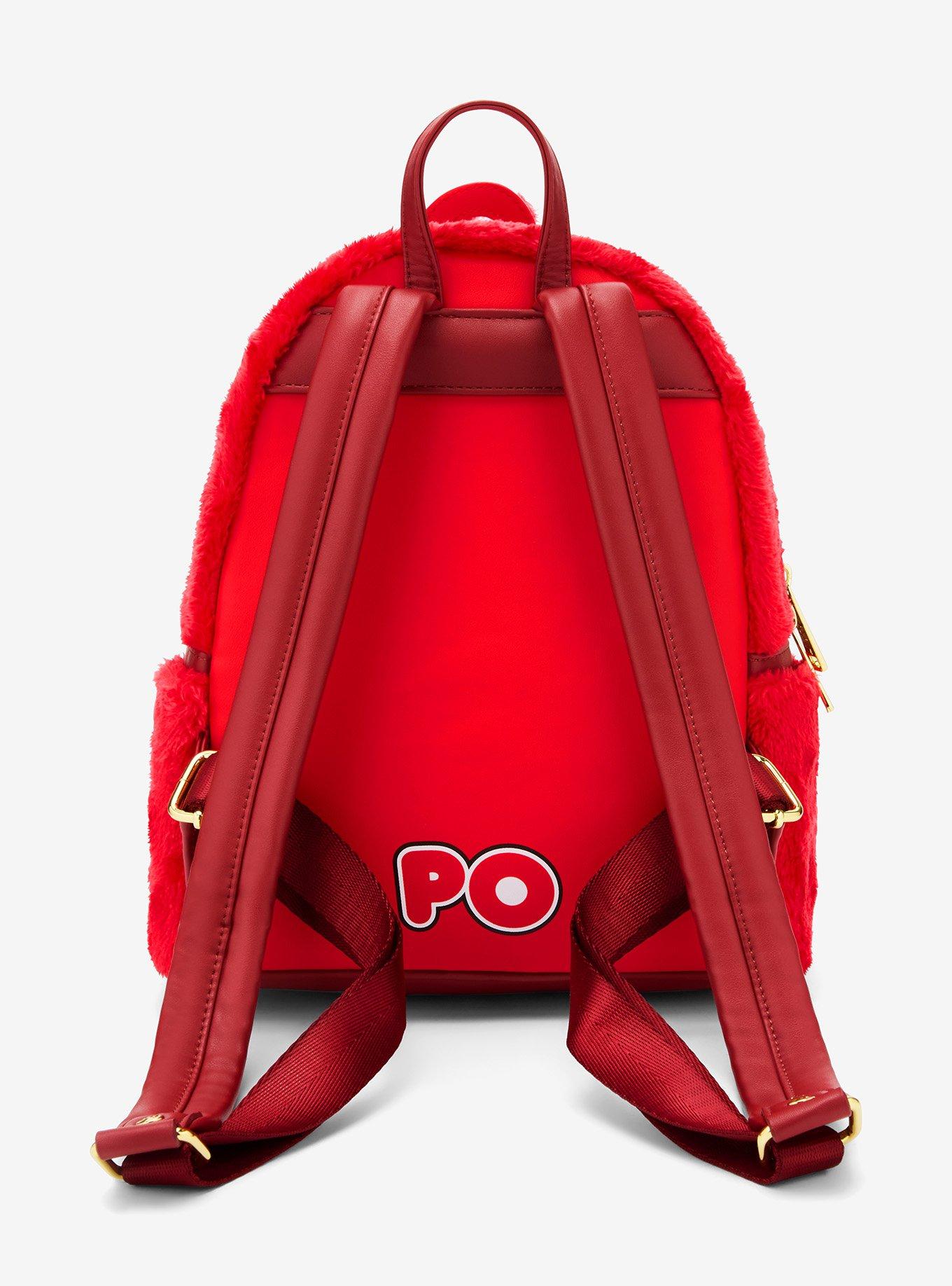 Loungefly Teletubbies Po Figural Plush Light-Up Mini Backpack, , alternate