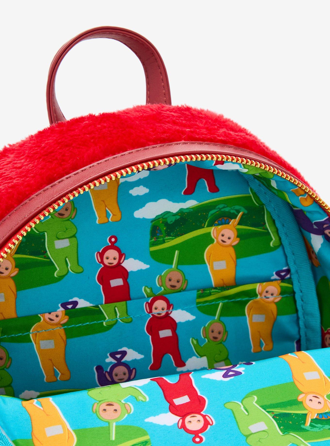 Loungefly Teletubbies Po Figural Plush Light-Up Mini Backpack, , alternate