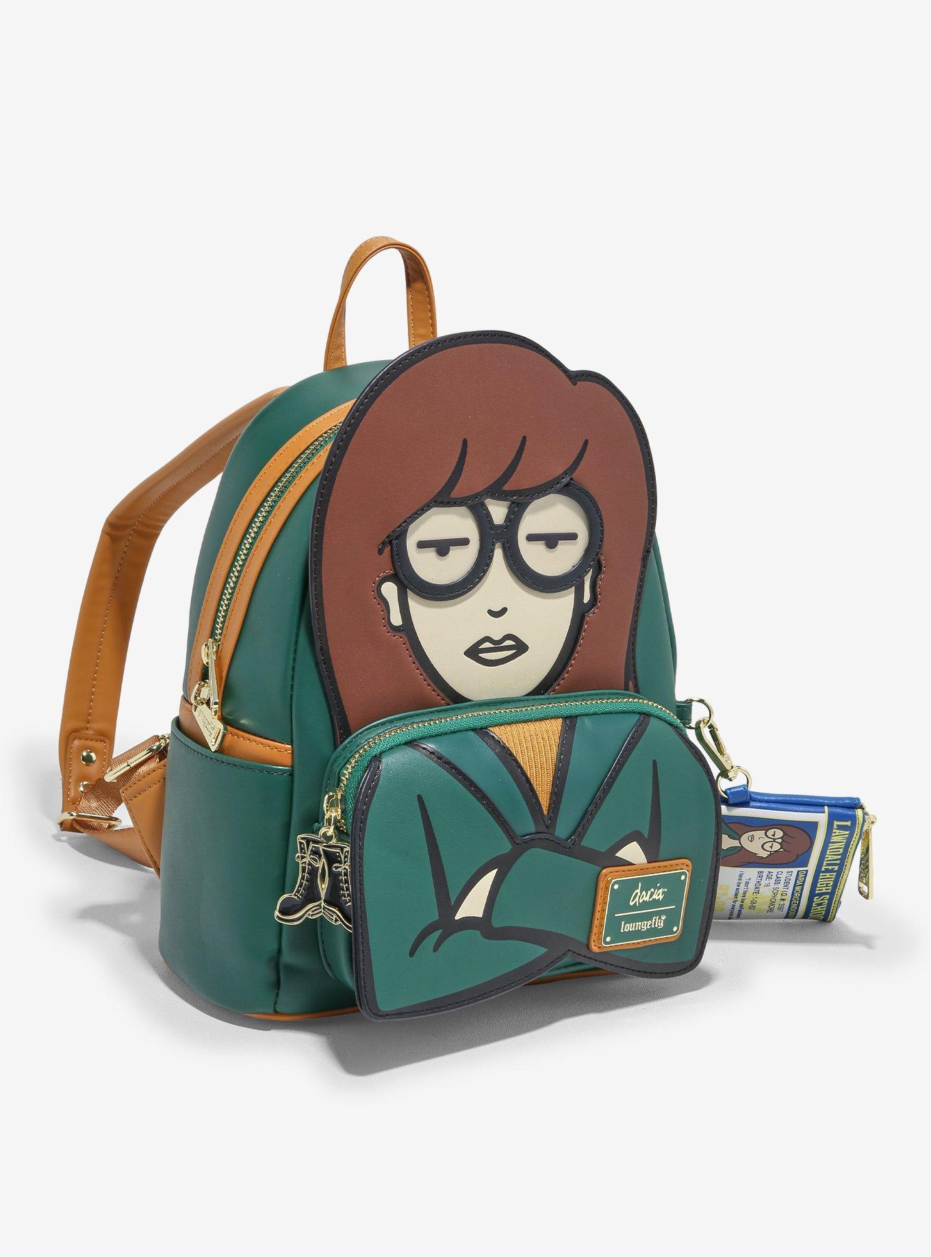 Loungefly Daria Figural Daria Mini Backpack with Coin Purse, , alternate
