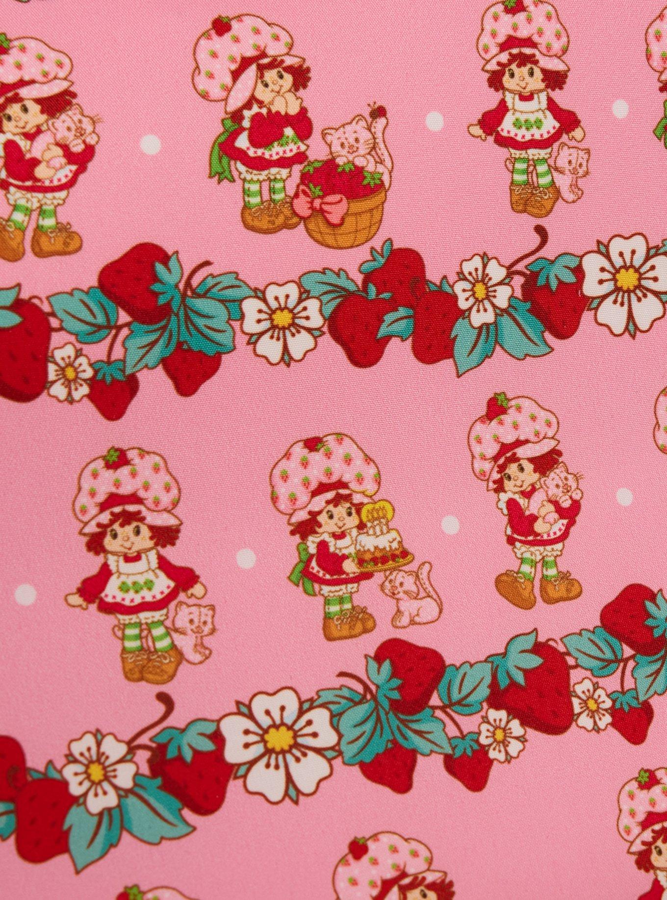 Loungefly Strawberry Shortcake Gingham Strawberries Crossbody Bag with Coin Purse, , alternate