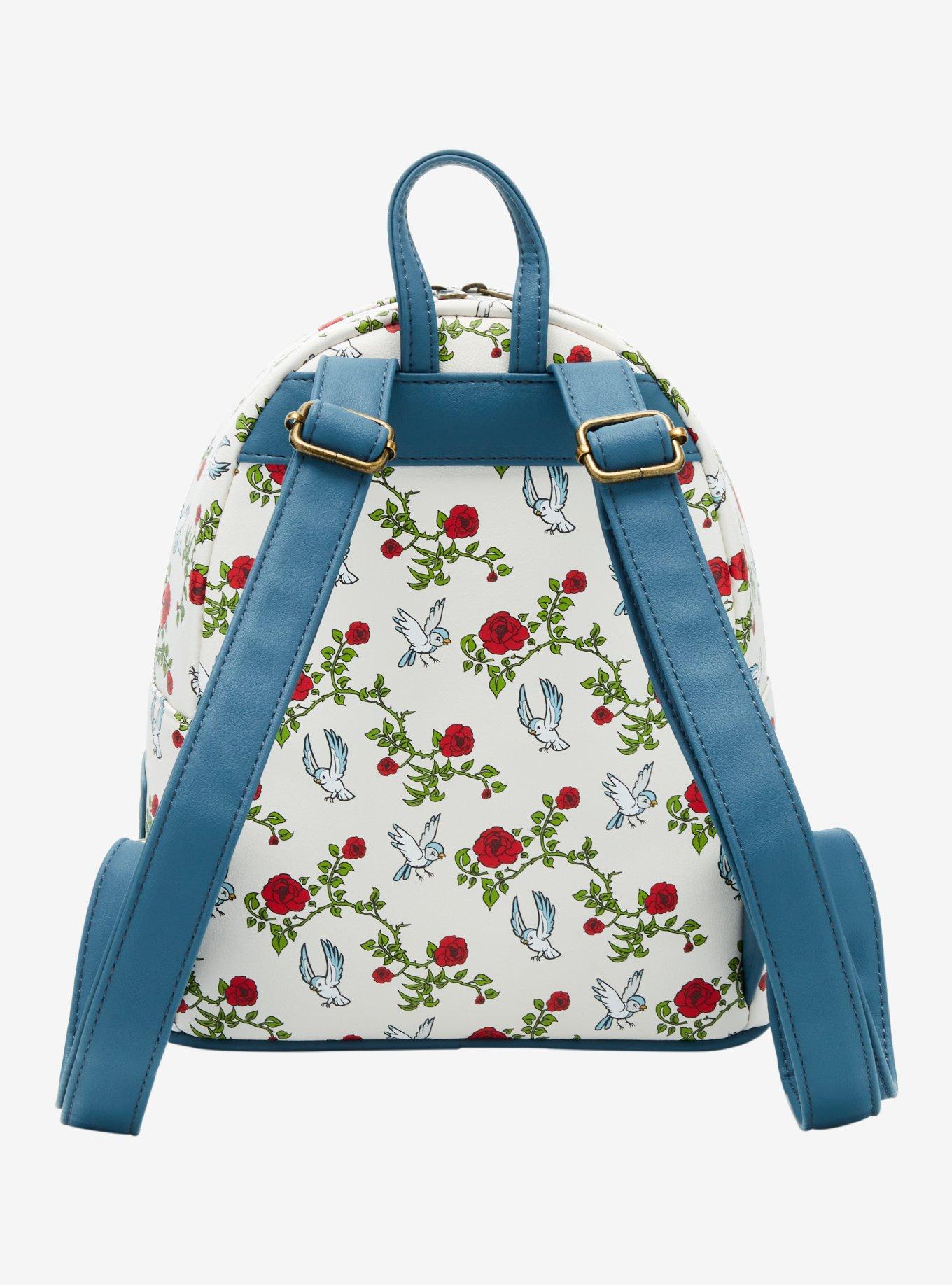 Loungefly Disney Beauty And The Beast Stained Glass Mini Backpack, , alternate