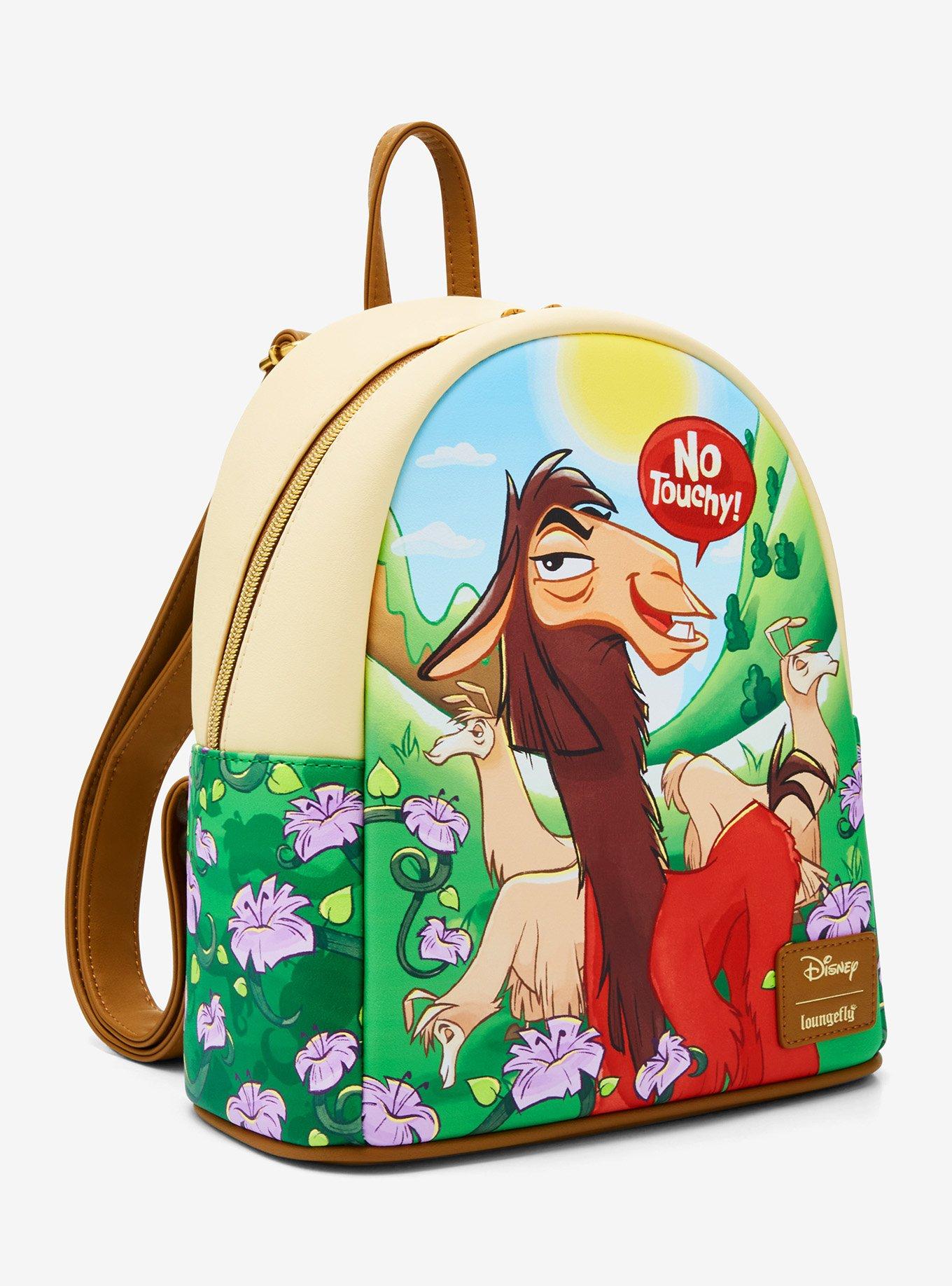 Loungefly Disney The Emperor's New Groove Kuzco No Touchy Mini Backpack