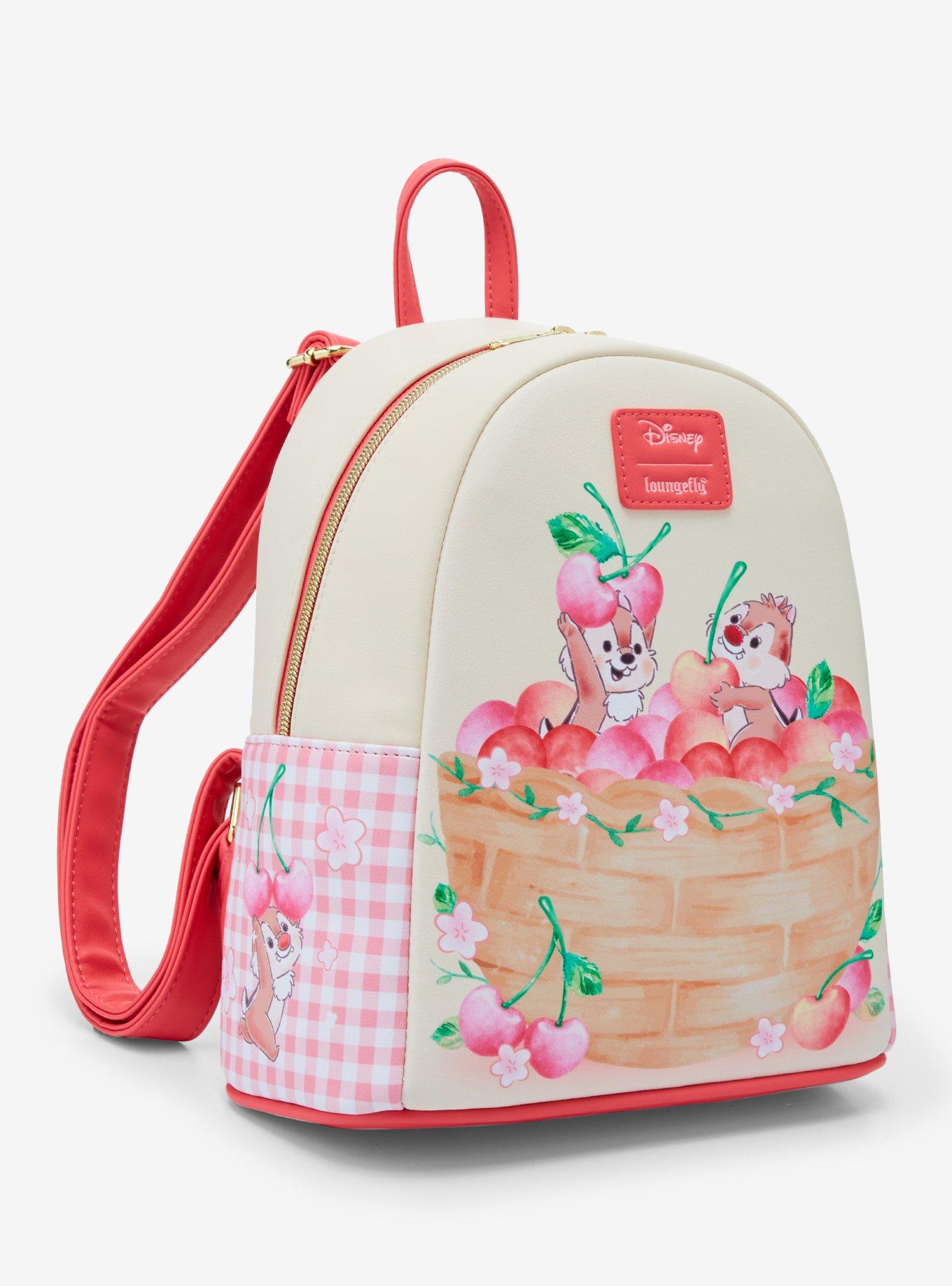 Loungefly Disney Chip 'N' Dale Cherry Basket Mini Backpack, , hi-res