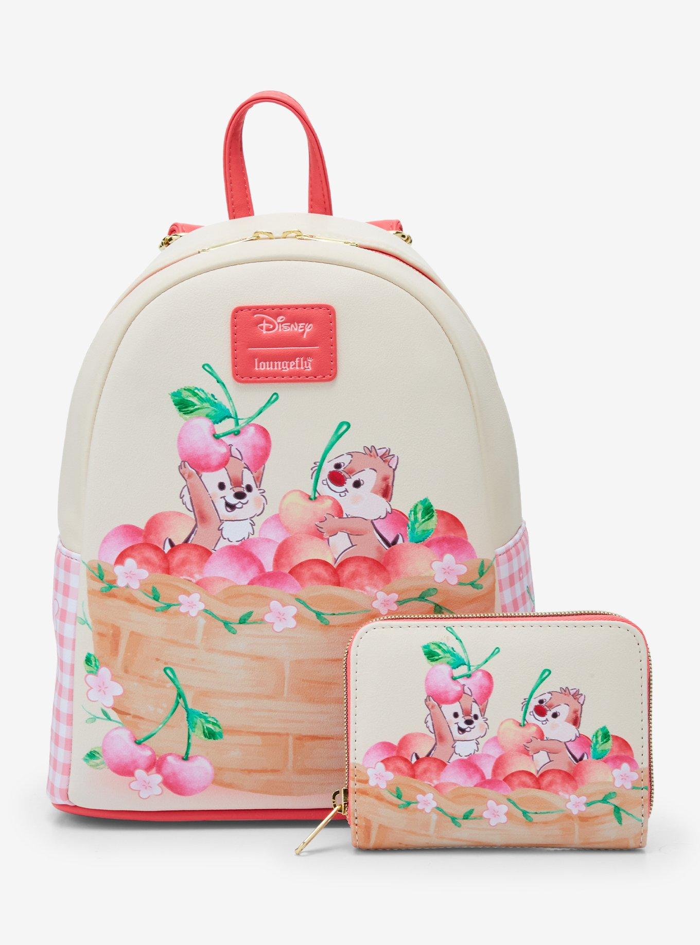 Loungefly Disney Chip 'N' Dale Cherry Basket Mini Backpack, , alternate
