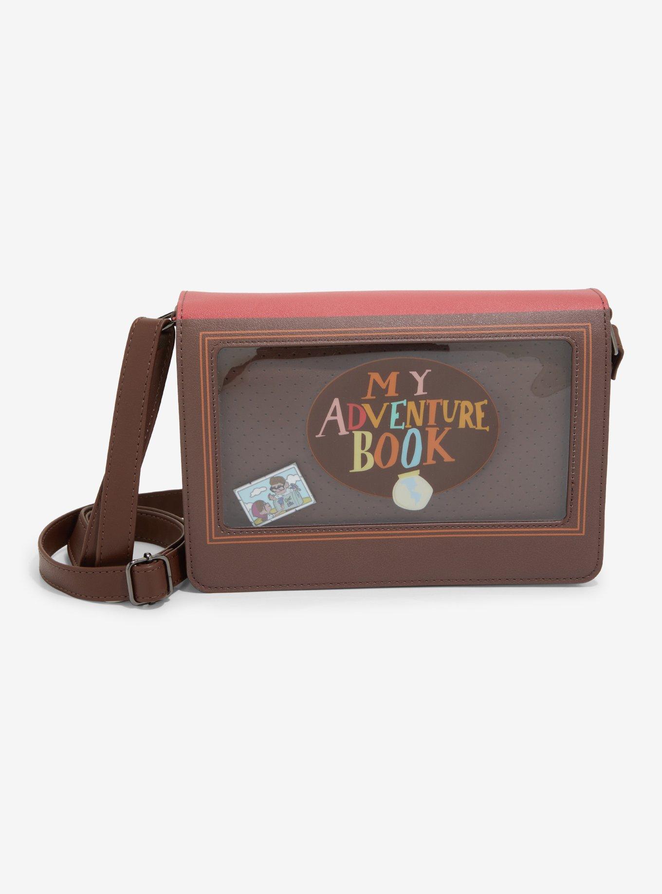 Loungefly Disney Pixar Up Adventure Book Pin Display Crossbody Bag, , hi-res