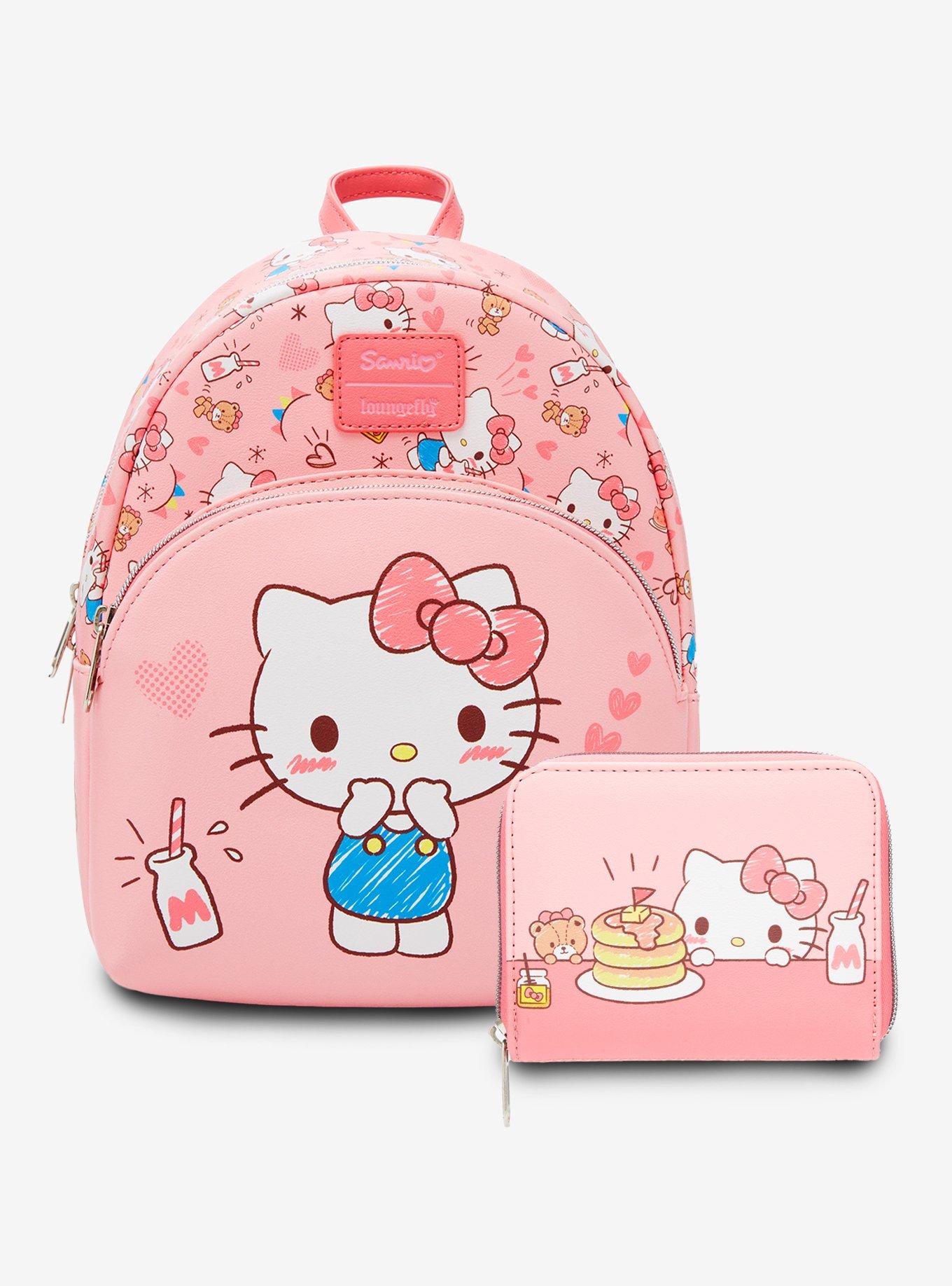 Loungefly Hello Kitty Tiny Chum & Treats Mini Zipper Wallet, , alternate