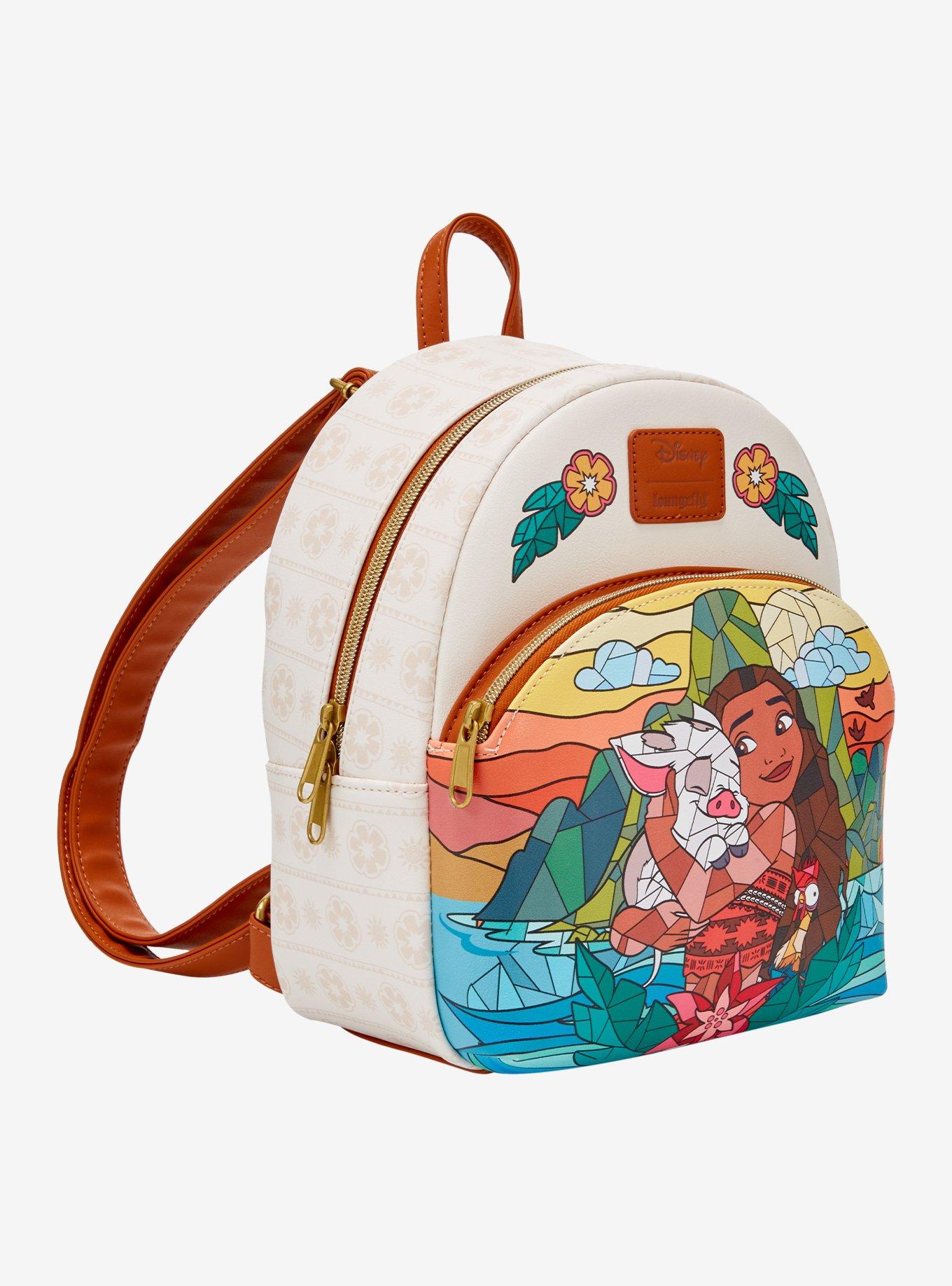 Loungefly Disney Moana & Friends Stained Glass Mini Backpack, , hi-res