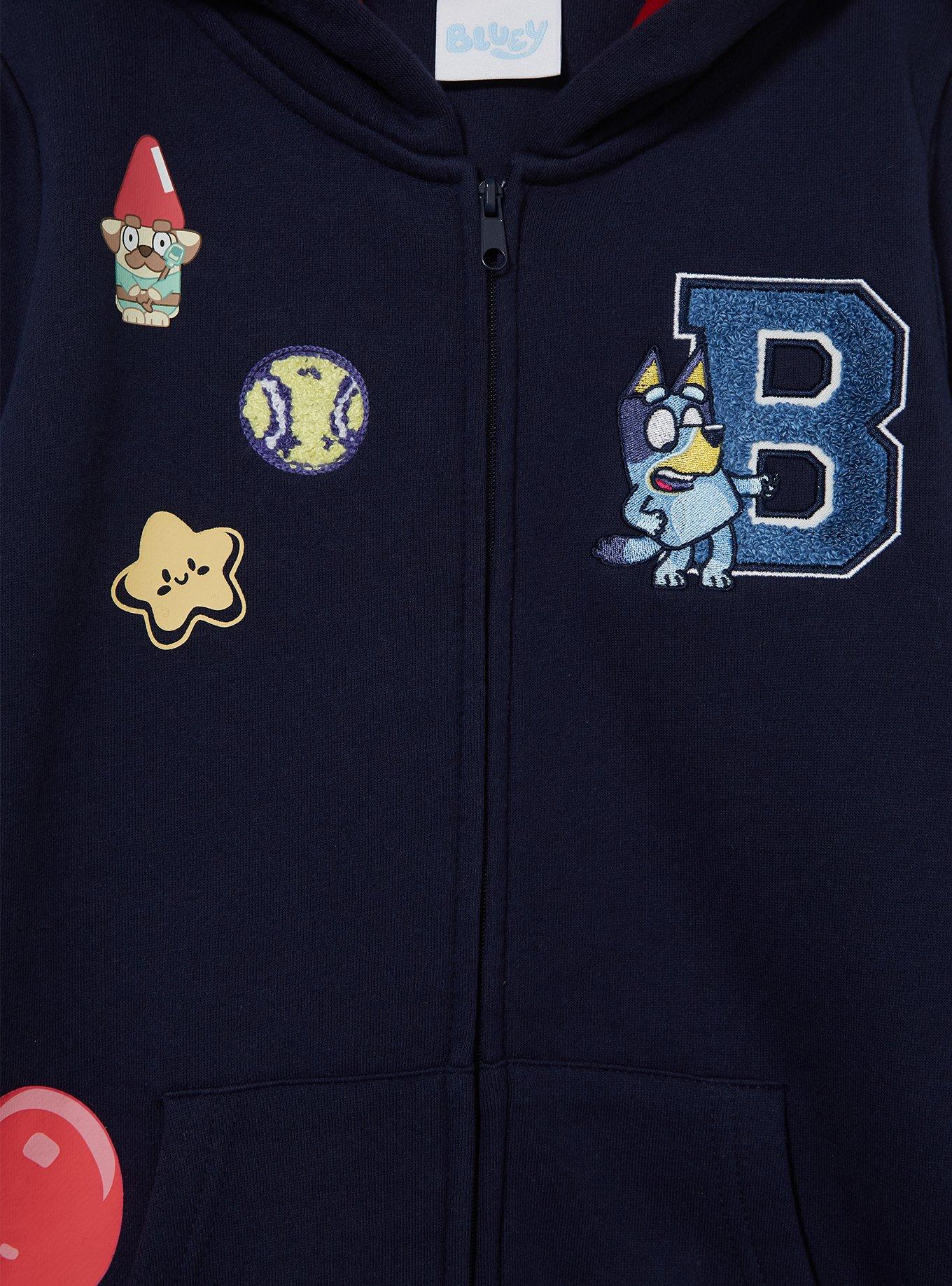 Bluey Icons Youth Zippered Hoodie, , hi-res