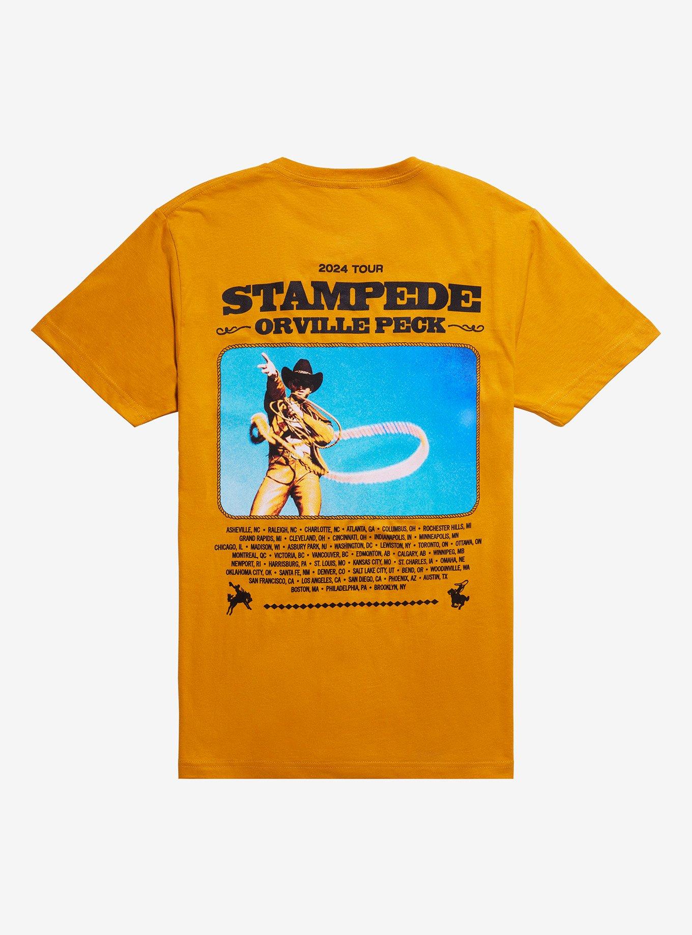 Orville Peck Stampede Tour T-Shirt, MUSTARD, alternate