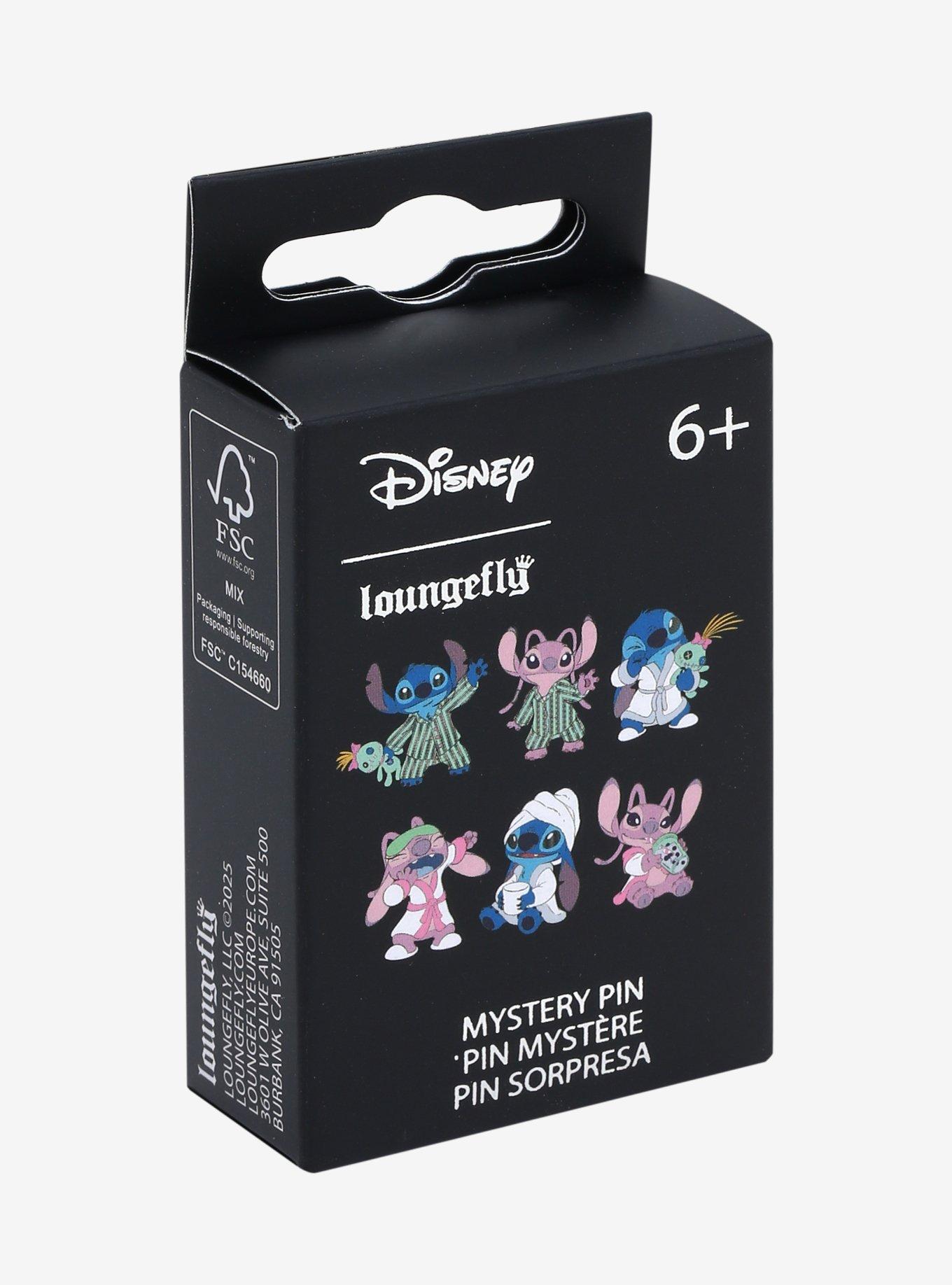 Loungefly Disney Stitch & Angel Bedtime Blind Box Enamel Pin, , hi-res