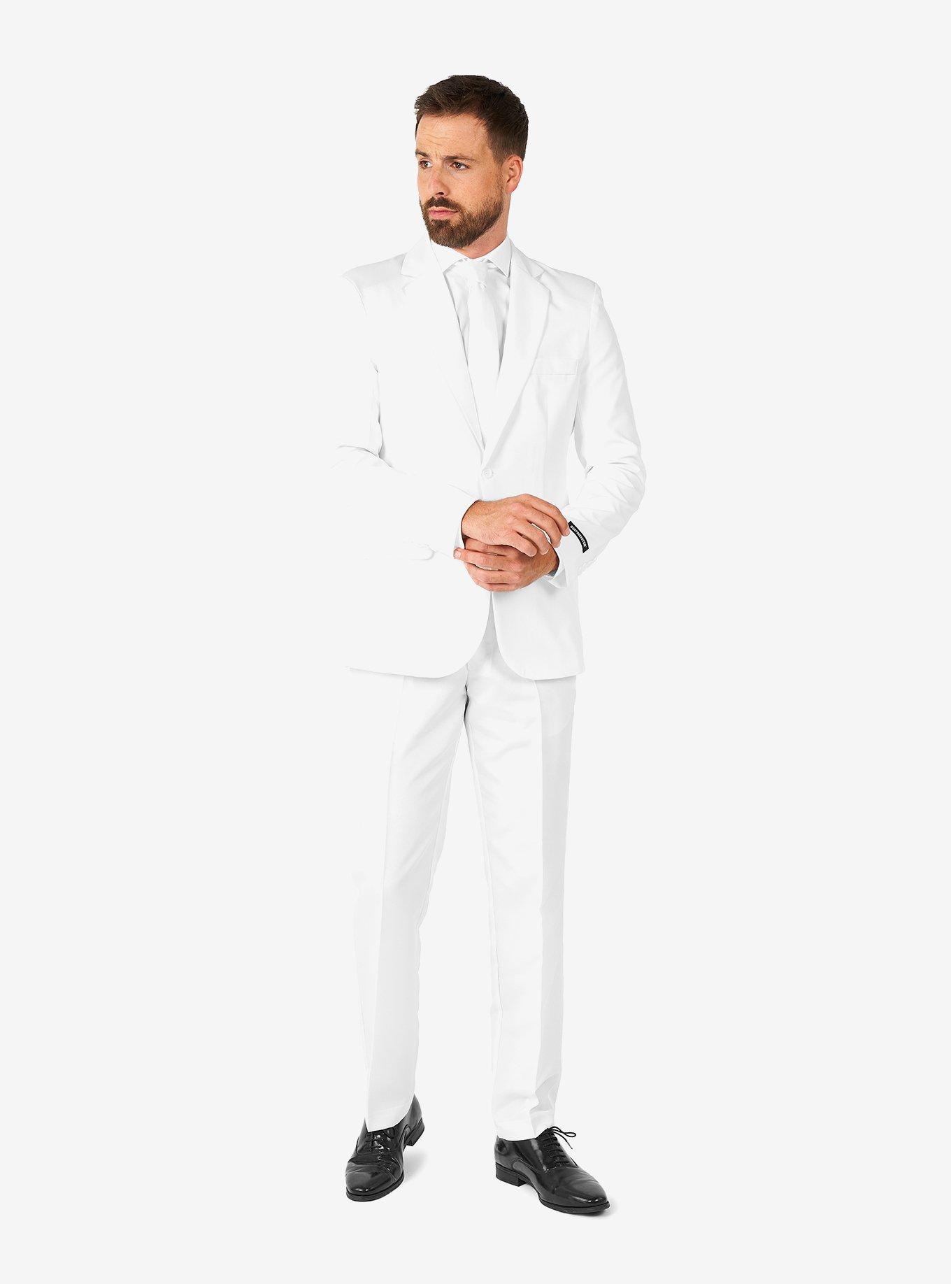 Solid White Suit