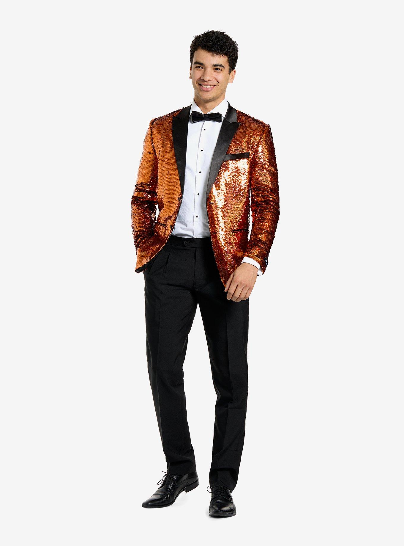 Splendid Sequins Tuxedo, GOLD, alternate