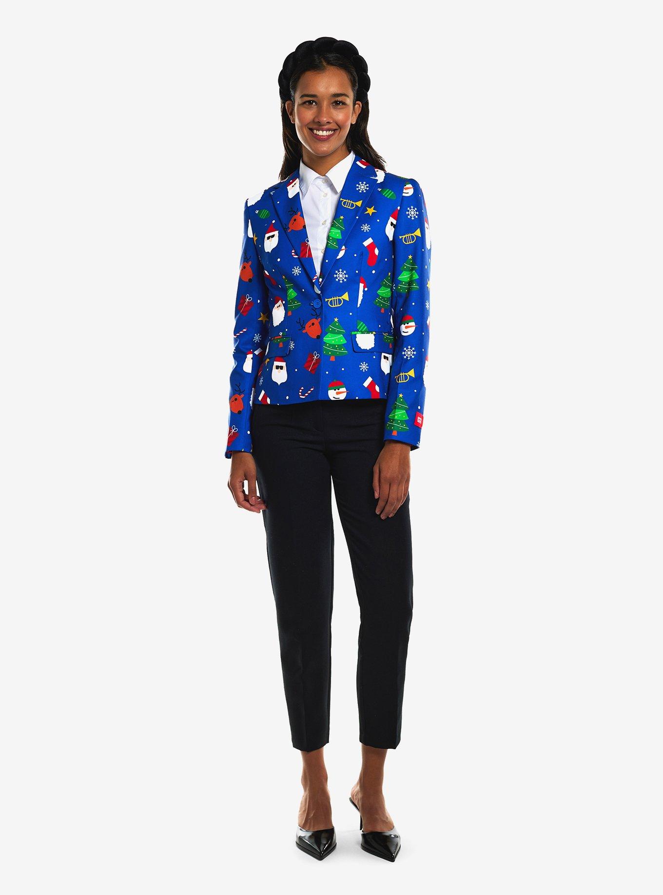 Festivity Blue Blazer, BLUE, alternate