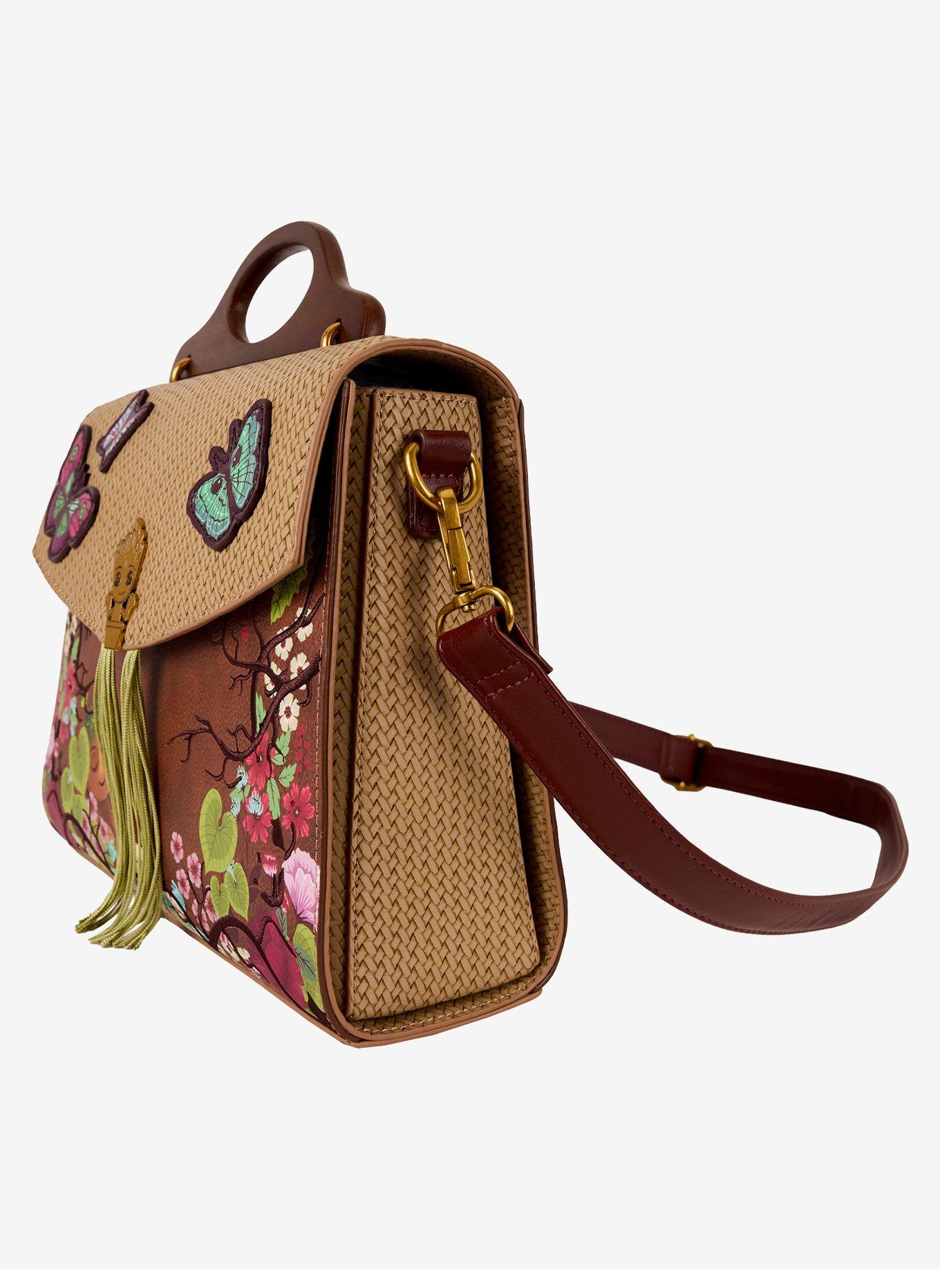 Loungefly Marvel Guardians of the Galaxy Floral Groot Crossbody Bag, , alternate
