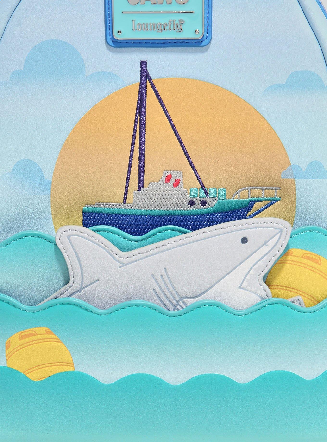 Loungefly Jaws Ocean Scene Mini Backpack, , alternate