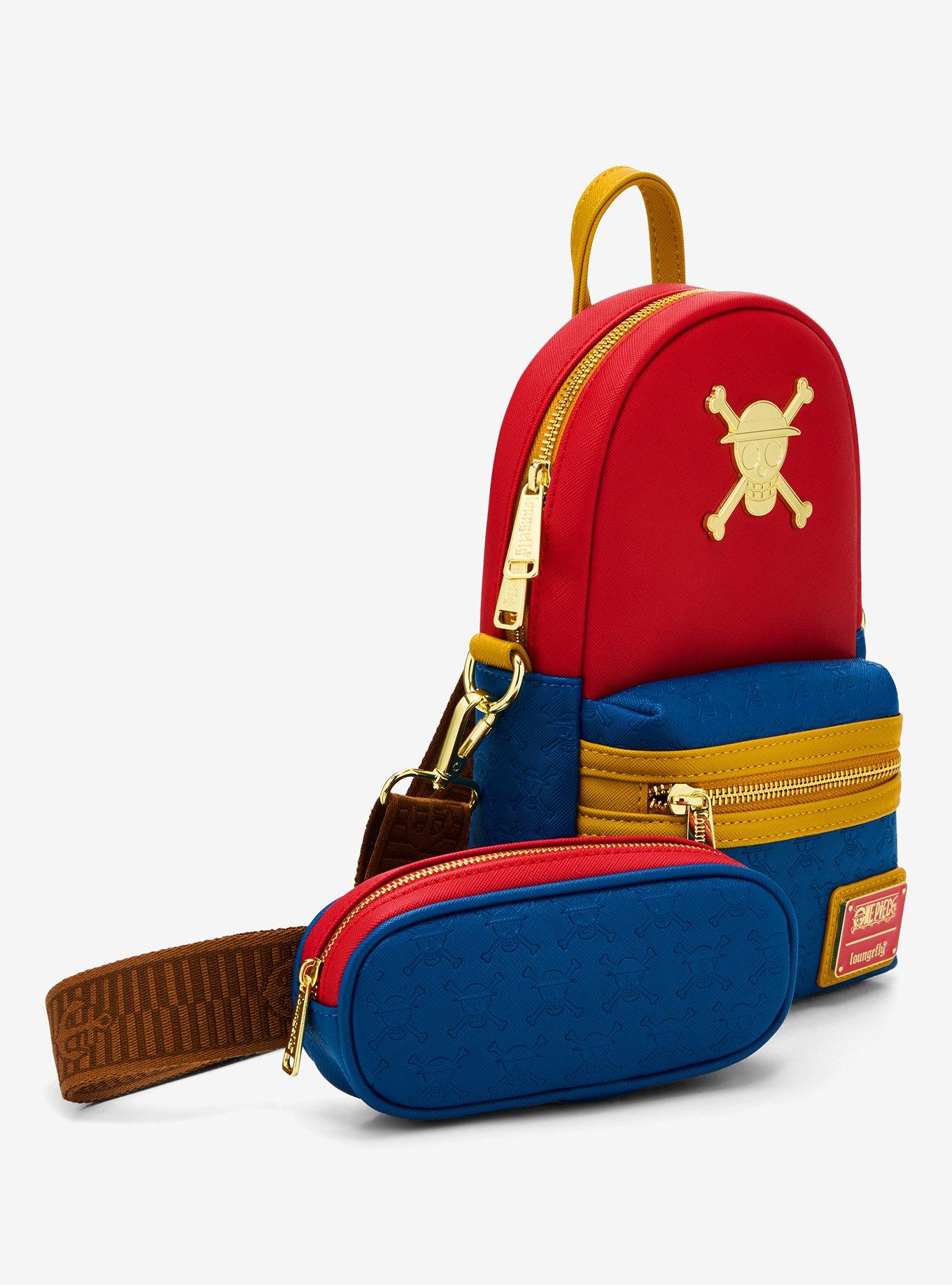 Loungefly One Piece Straw Hat Crew Jolly Roger Sling Bag with Coin Purse, , hi-res