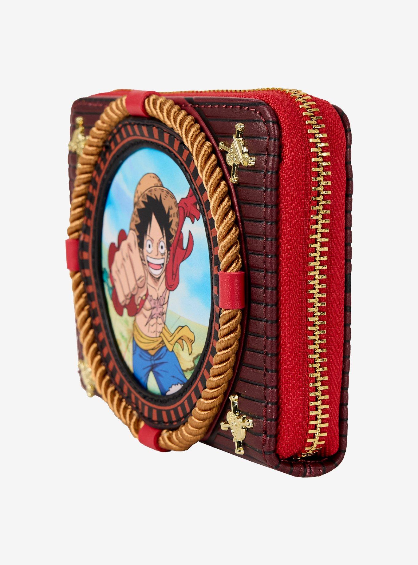 Loungefly One Piece Monkey D. Luffy Frame Small Zip Wallet, , alternate