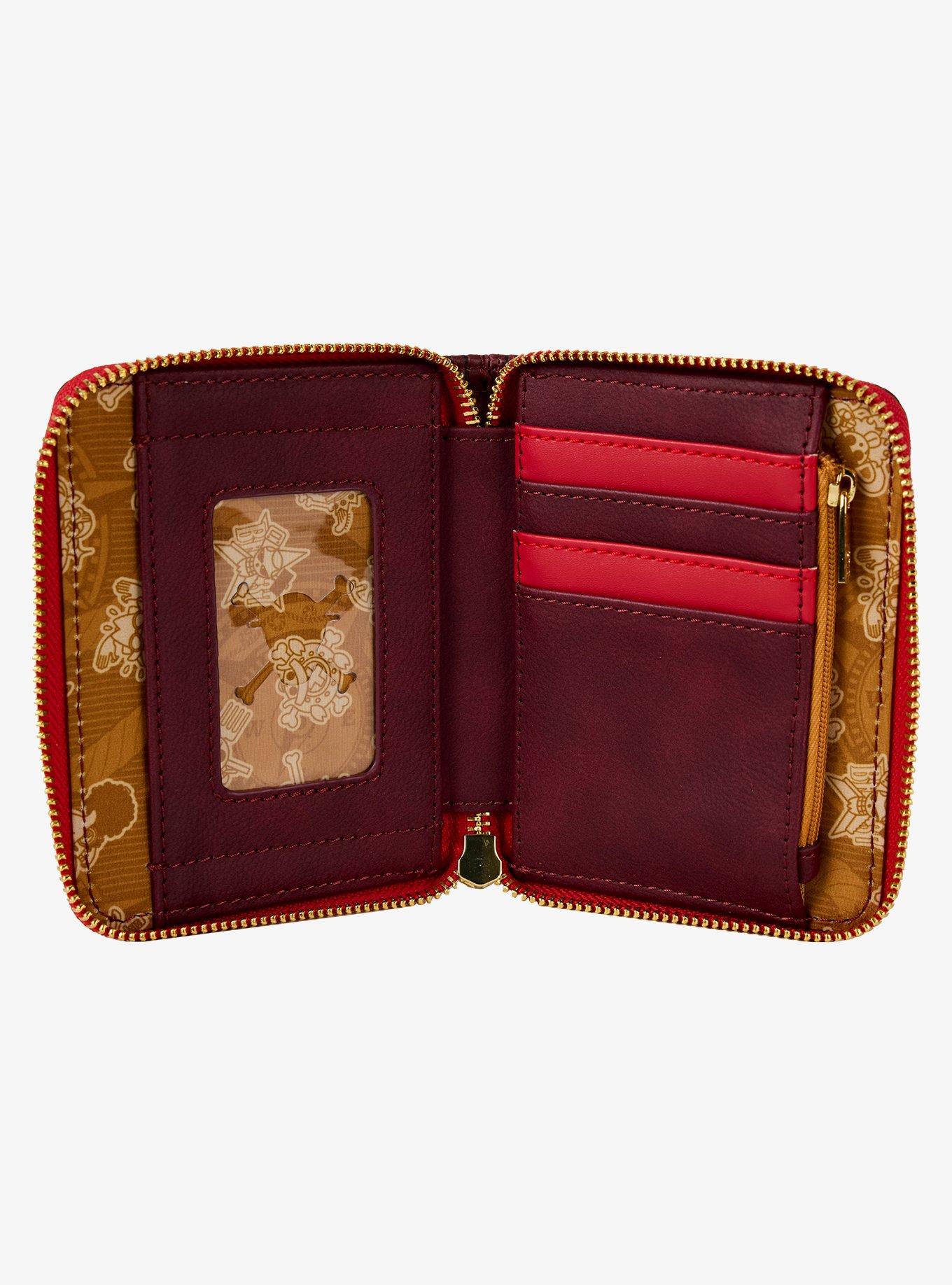 Loungefly One Piece Monkey D. Luffy Frame Small Zip Wallet, , alternate