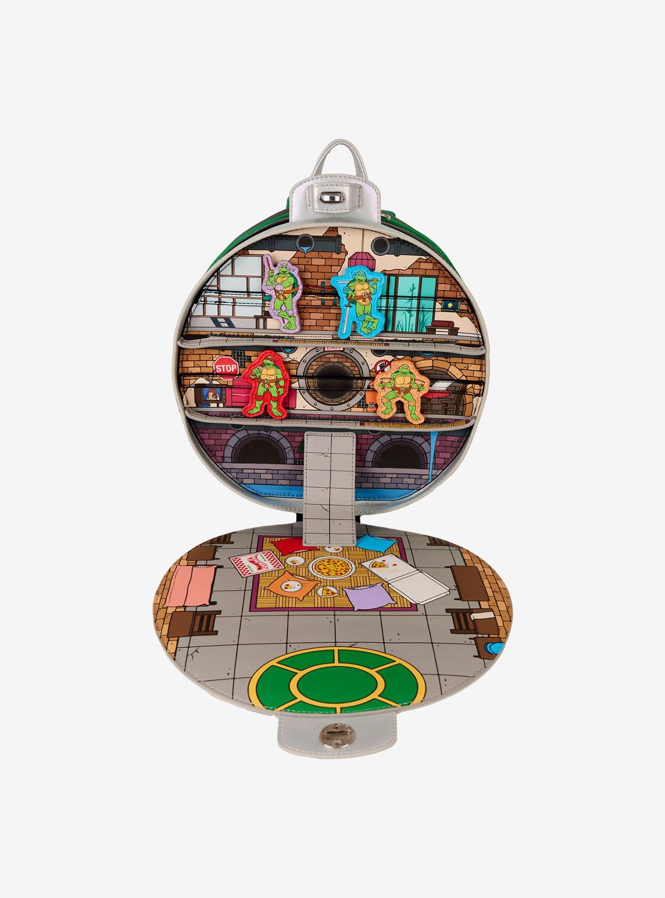 Loungefly Teenage Mutant Ninja Turtles Sewer Lair Figural Mini Backpack, , alternate