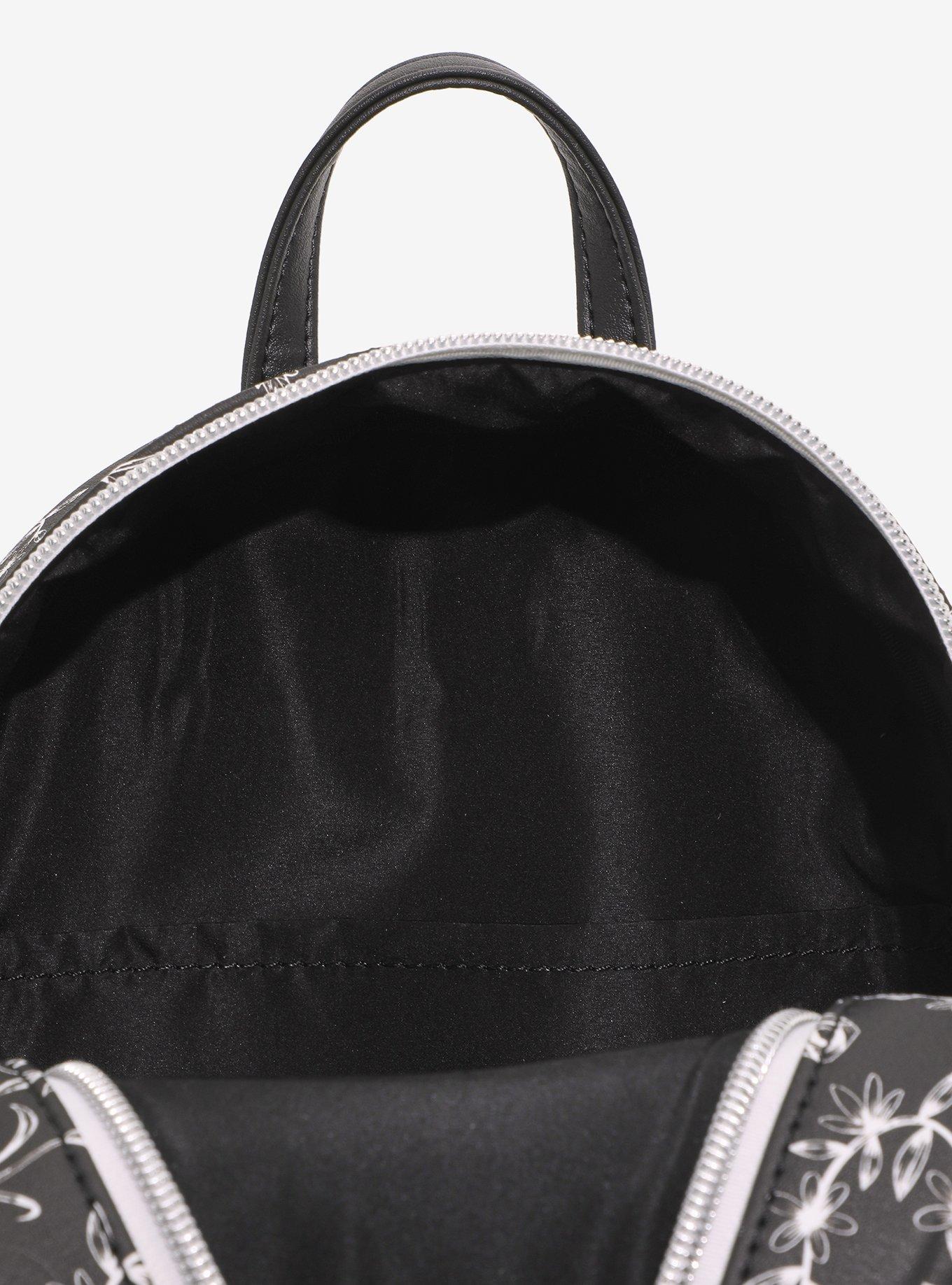 Loungefly Disney Alice In Wonderland Black & White Mini Backpack, , alternate