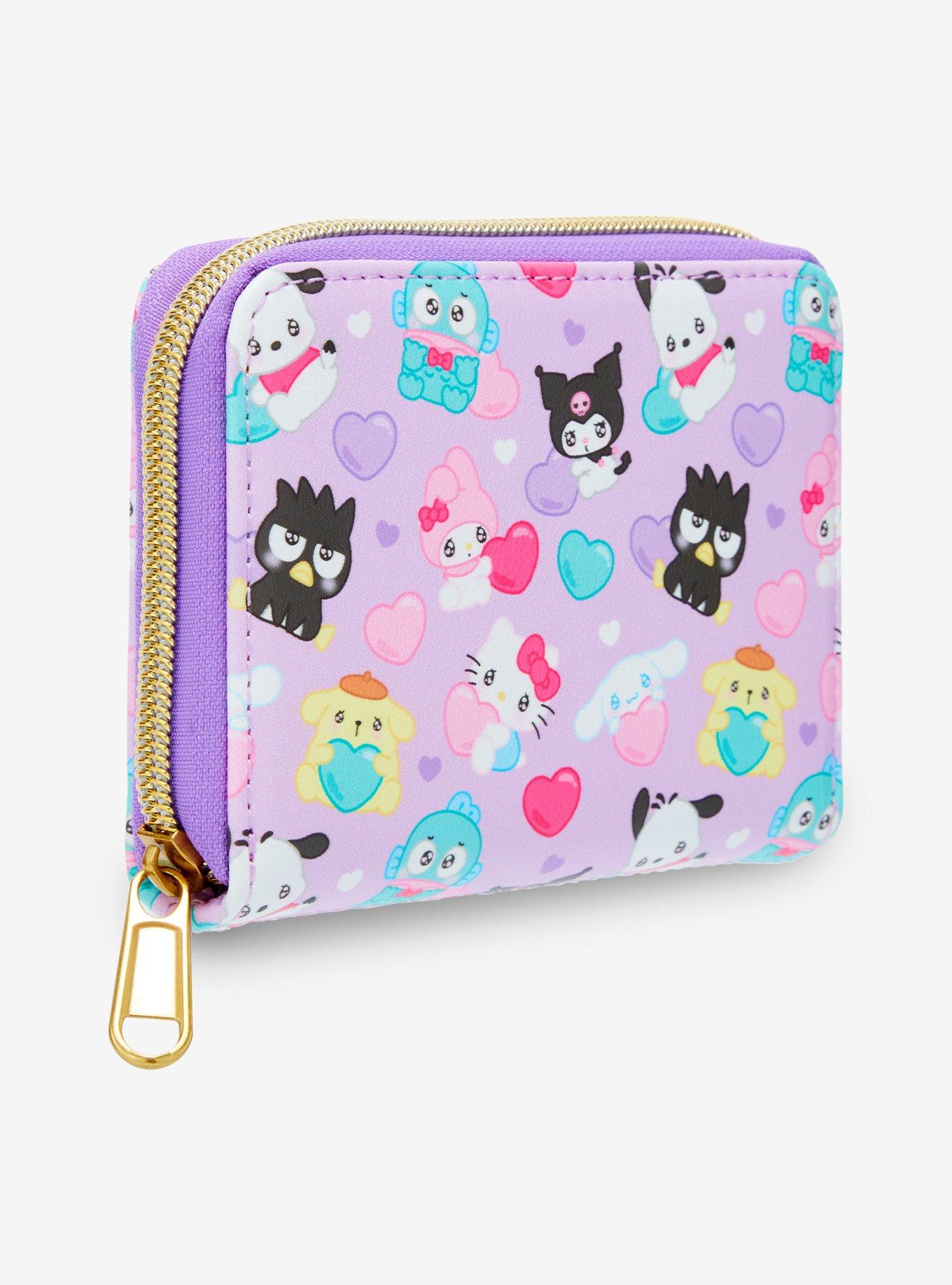 Loungefly Hello Kitty And Friends Hearts Mini Zipper Wallet, , hi-res