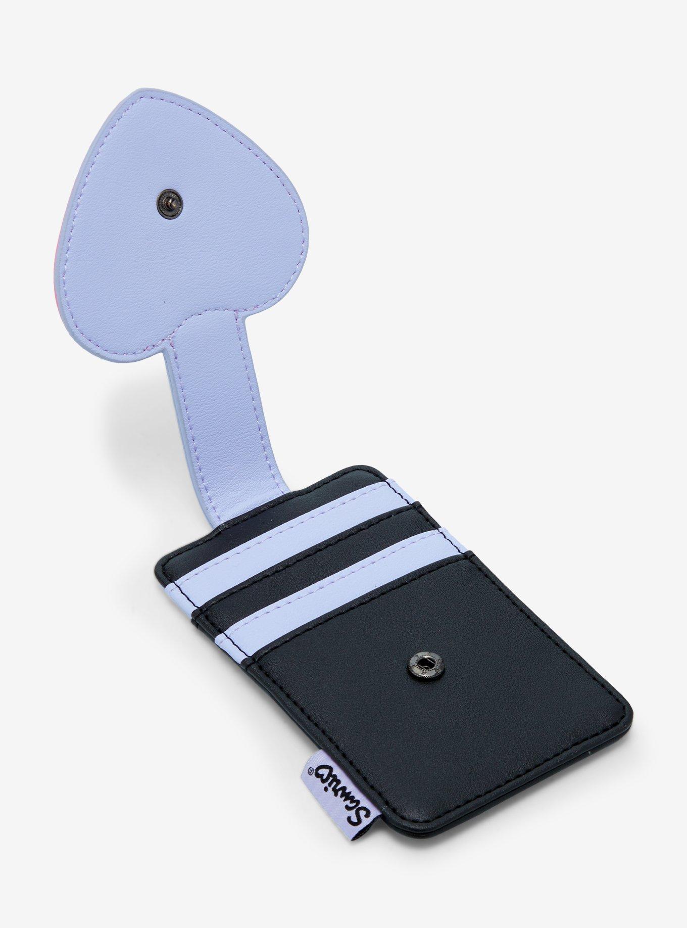 Loungefly Kuromi Stained Glass Vertical Cardholder, , alternate