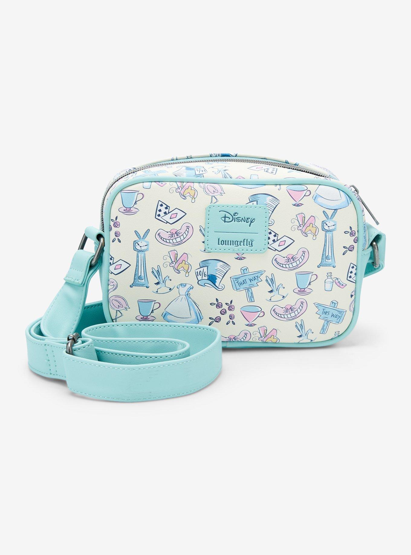 Loungefly Disney Alice In Wonderland Icons Camera Crossbody Bag, , alternate