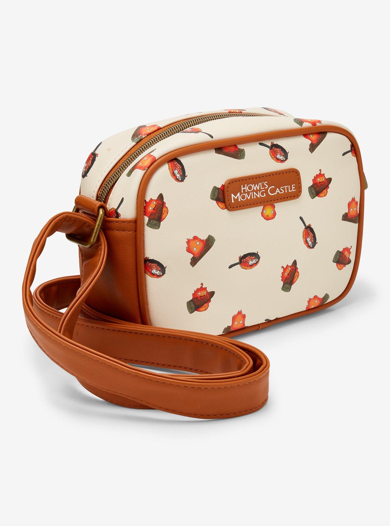 Loungefly Studio Ghibli® Howl's Moving Castle Calcifer Print Crossbody Bag, , hi-res