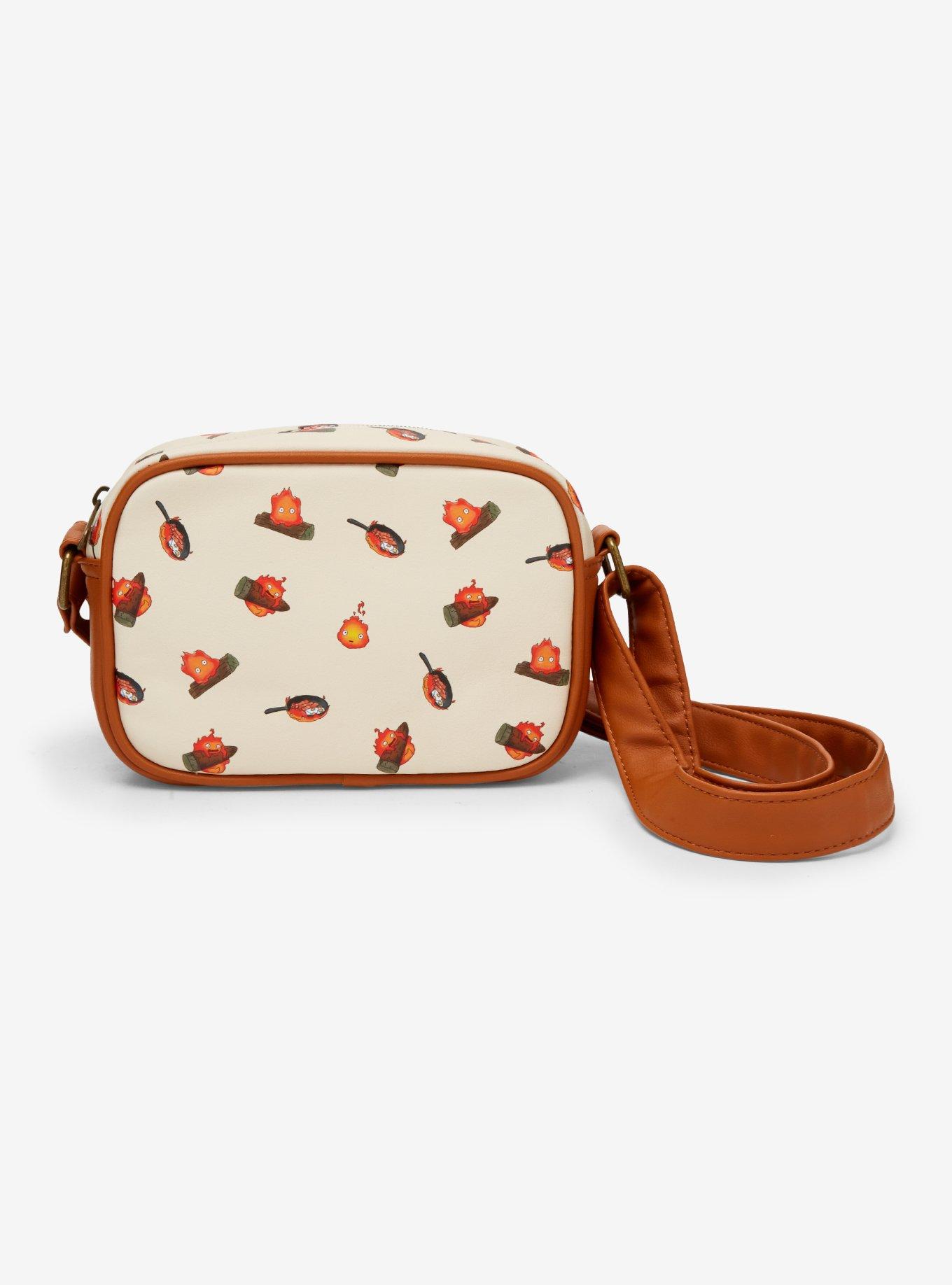 Loungefly Studio Ghibli® Howl's Moving Castle Calcifer Print Crossbody Bag, , alternate