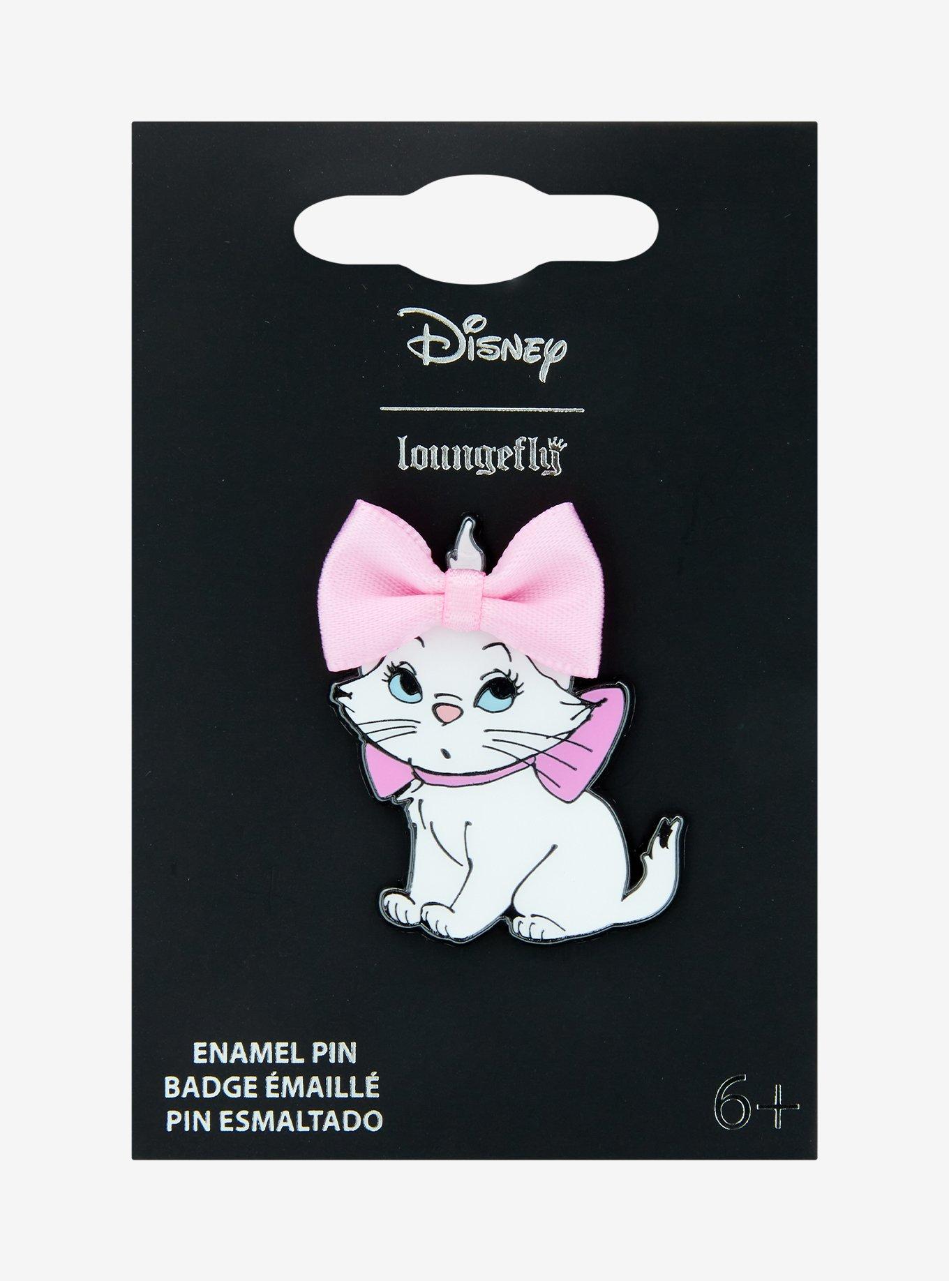 Loungefly The Aristocats Marie 3D Bow Enamel Pin, , alternate