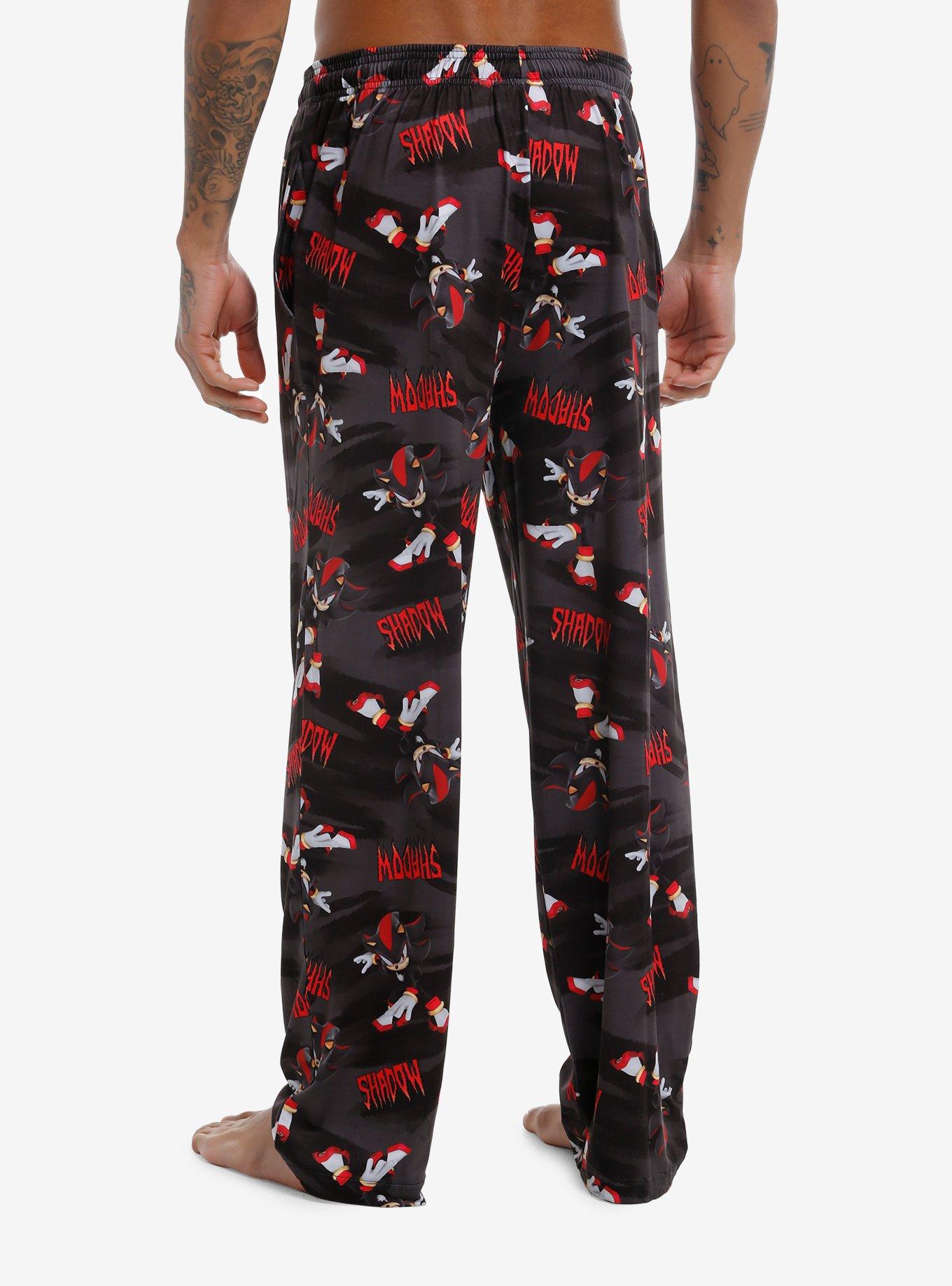 Sonic The Hedgehog Shadow Allover Print Pajama Pants, , hi-res