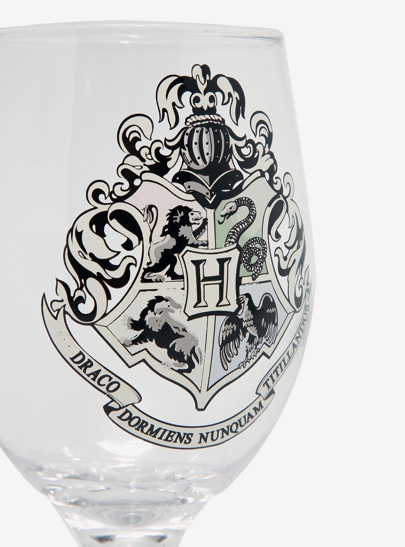 Harry Potter Hogwarts Crest Color Changing Glass, , alternate