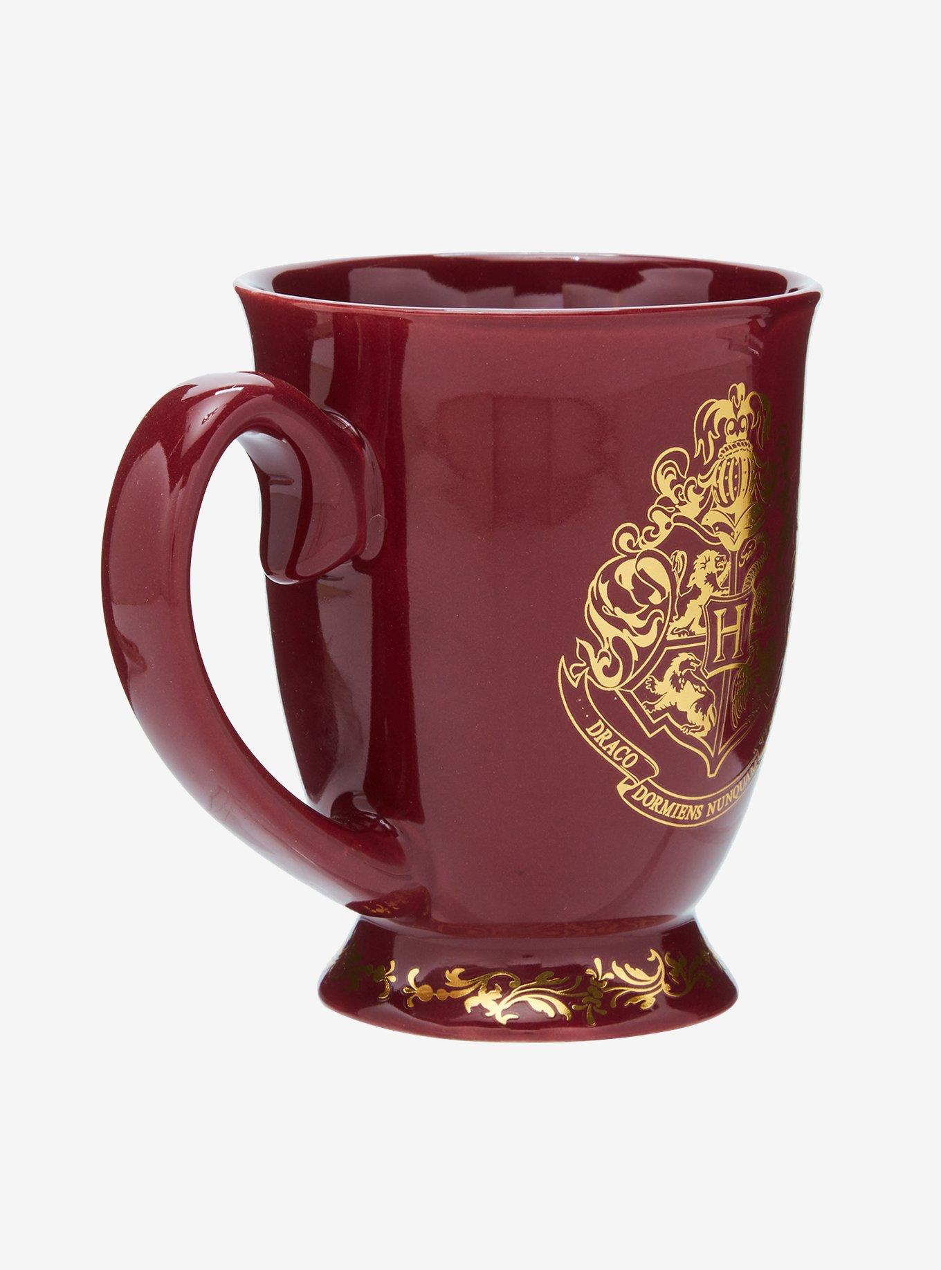 Harry Potter Hogwarts Crest Burgundy Mug, , hi-res