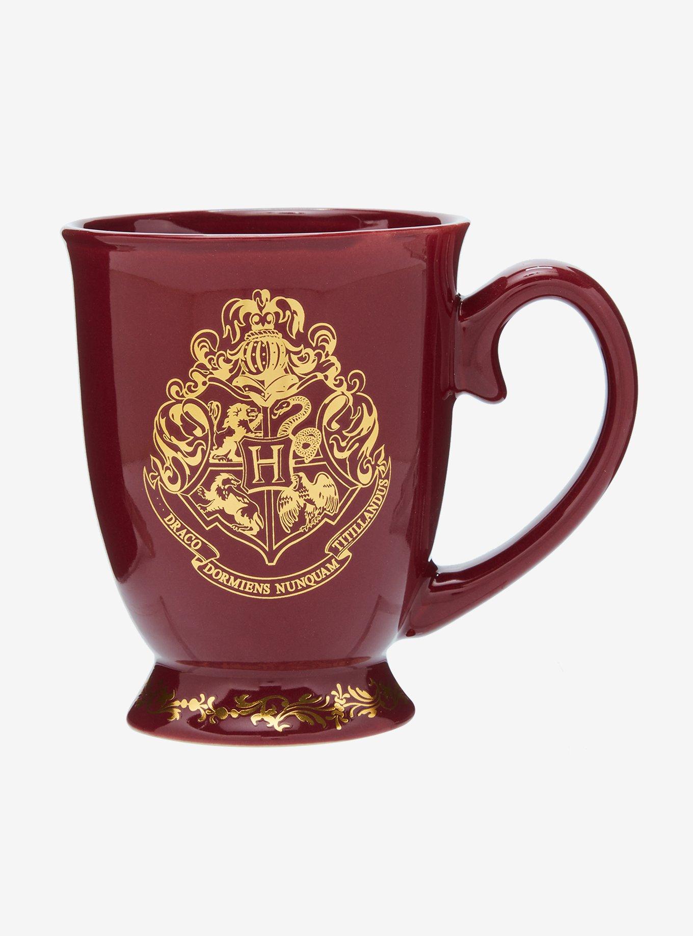 Harry Potter Hogwarts Crest Burgundy Mug, , alternate