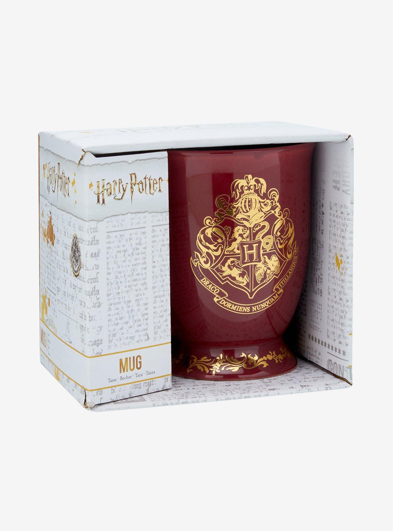 Harry Potter Hogwarts Crest Burgundy Mug, , alternate